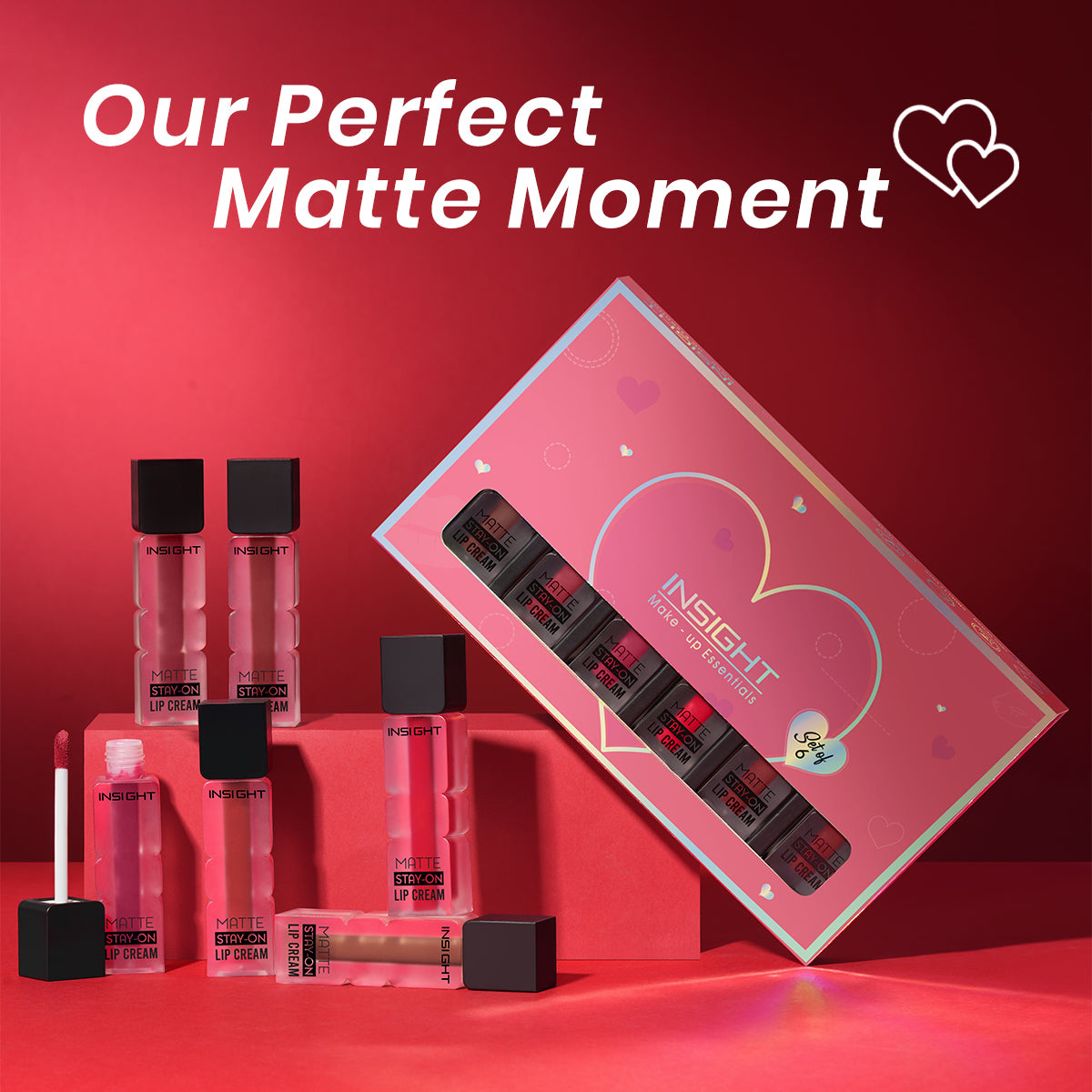 Matte Stay-On Lip Cream (Pack of 6)