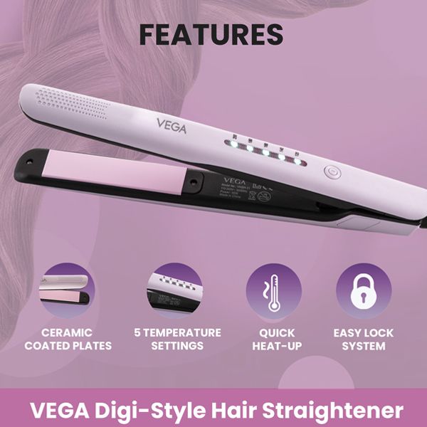 Digi-Style Hair Straightener features