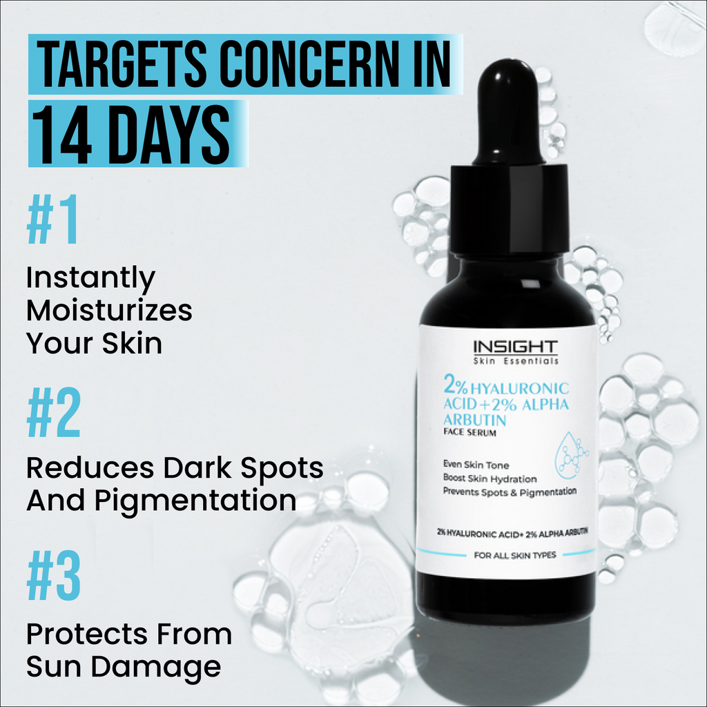2% Hyaluronic Acid + 2% Alpha Arbutin Face Serum