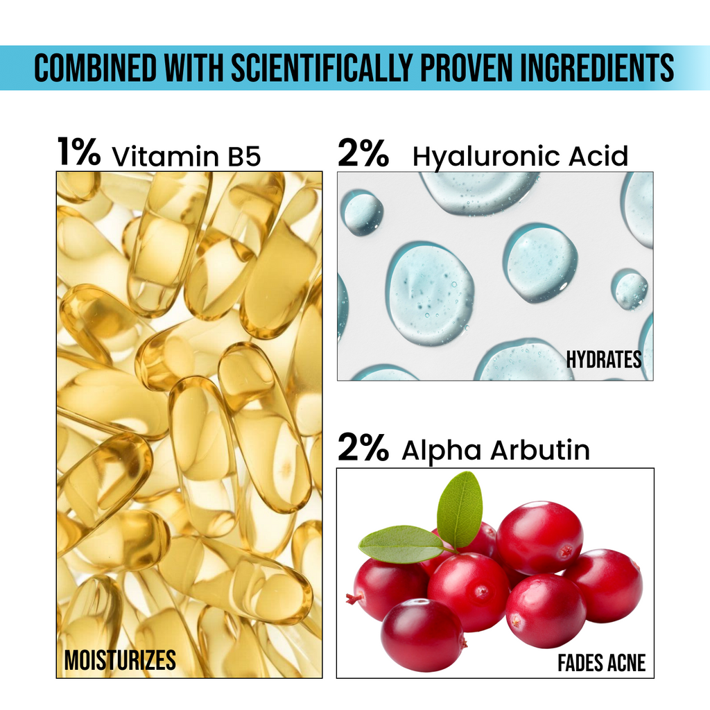 2% Hyaluronic Acid + 2% Alpha Arbutin Face Serum