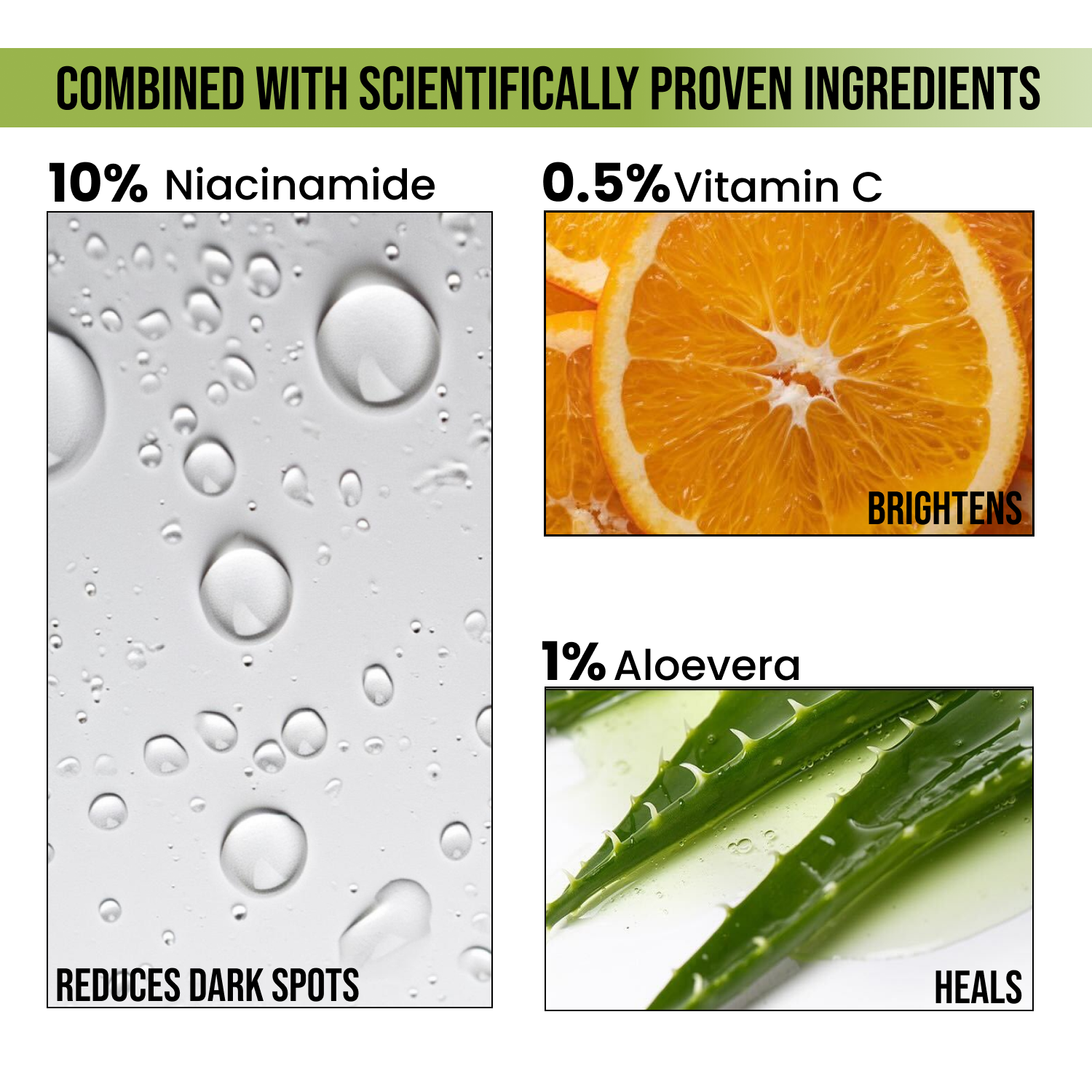 10% Niacinamide Vitamin C Face Serum