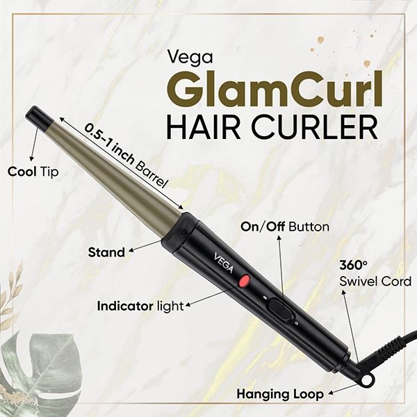 GlamCurl Hair Curler - VHCH-10