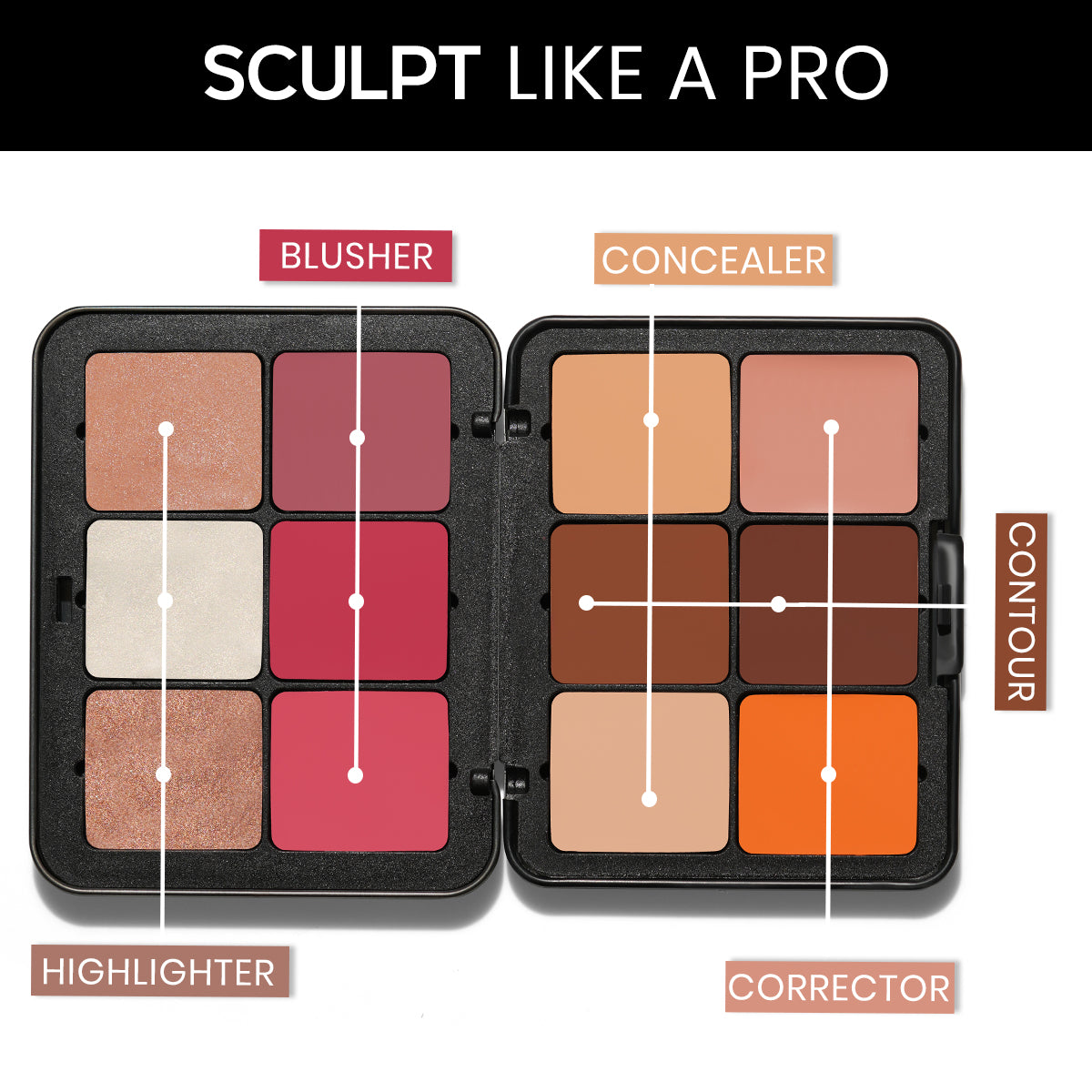 4 in 1 Face Palette