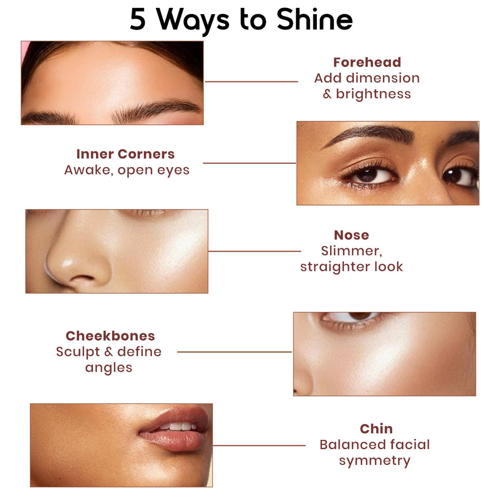 5 Shades of Shine Brick Highlighter