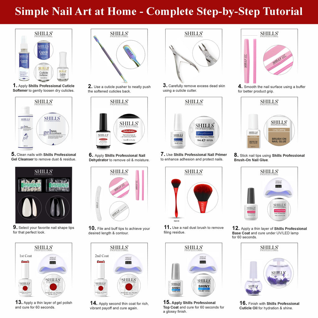 SHILLS PROFESSIONAL UV/LED Gel Nail Polish 15ml