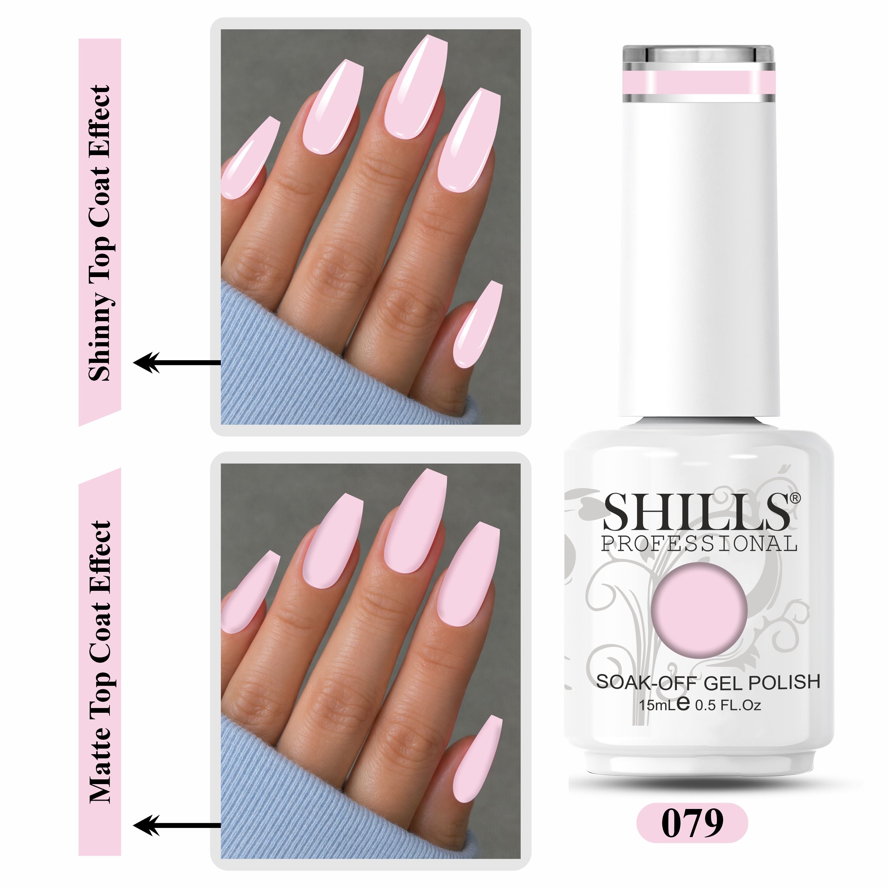 SHILLS PROFESSIONAL UV/LED Gel Nail Polish 15ml