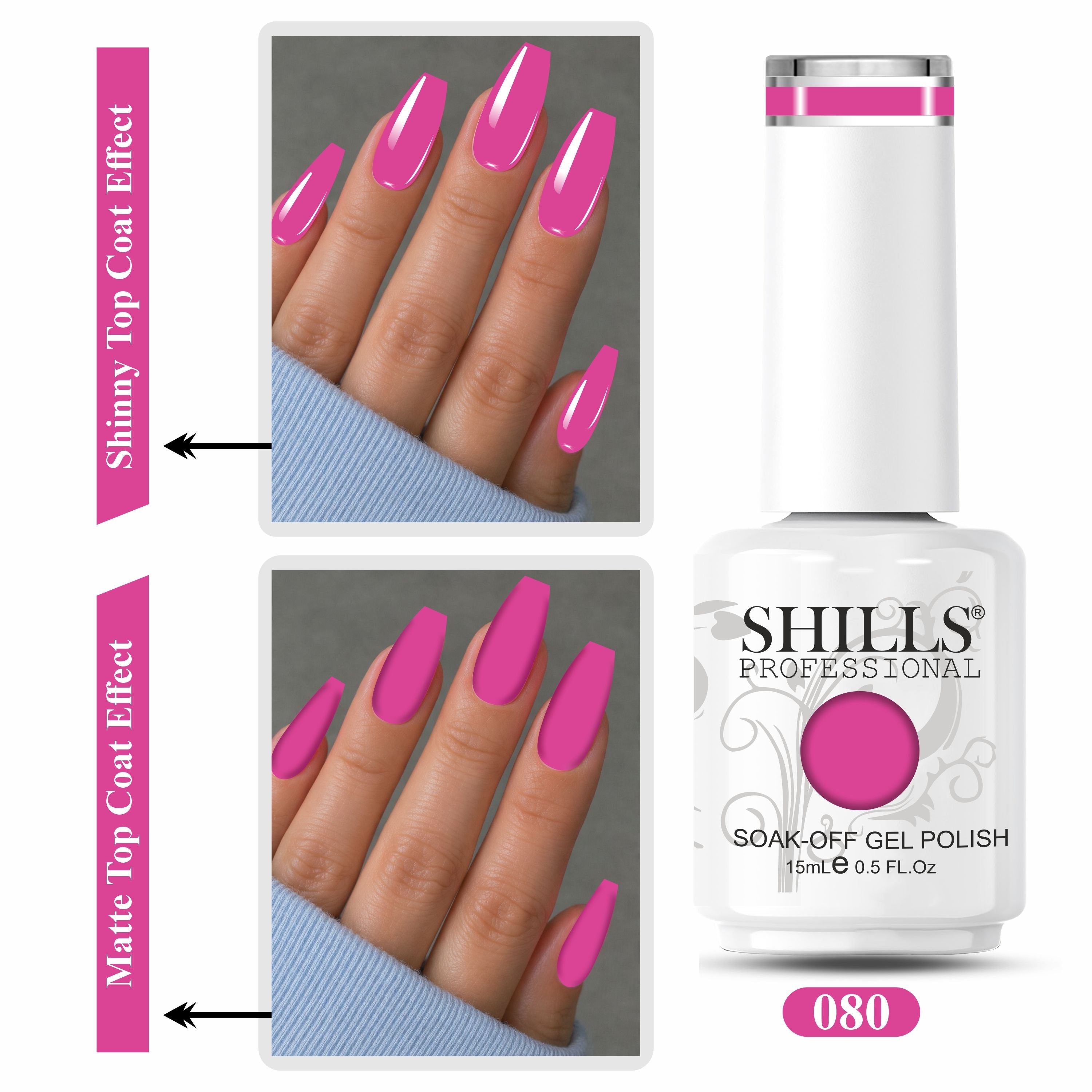 SHILLS PROFESSIONAL UV/LED Gel Nail Polish 15ml