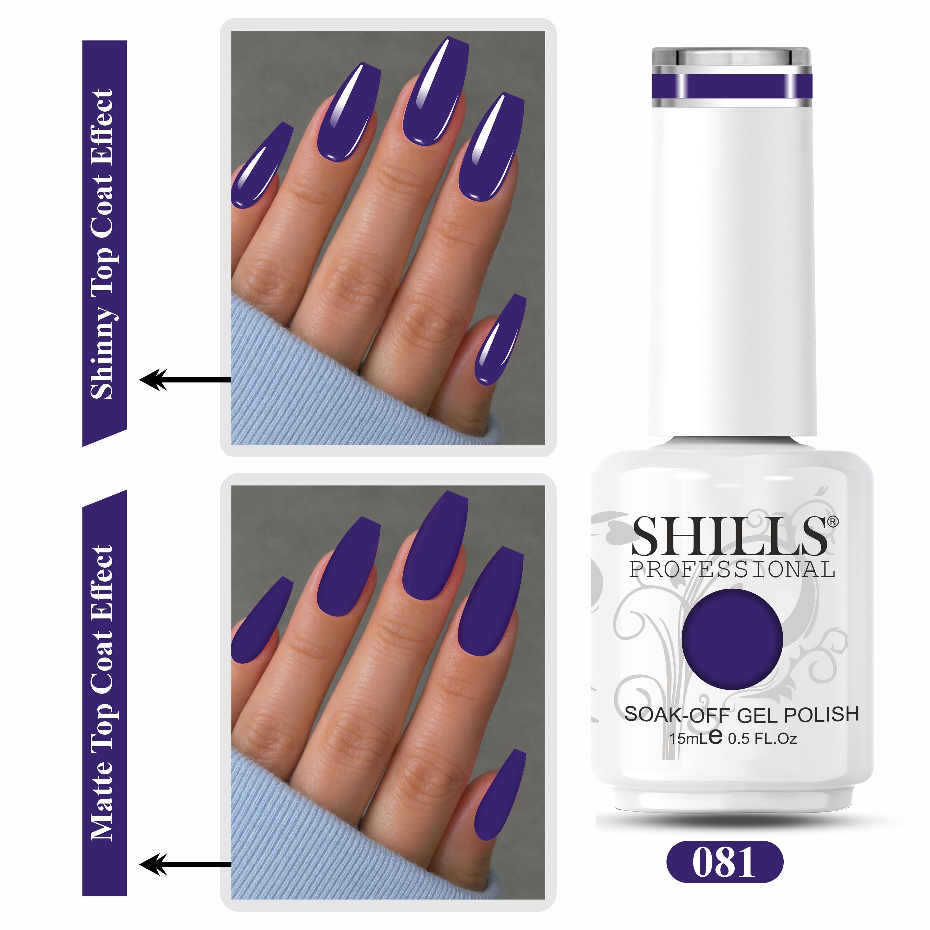 SHILLS PROFESSIONAL UV/LED Gel Nail Polish 15ml
