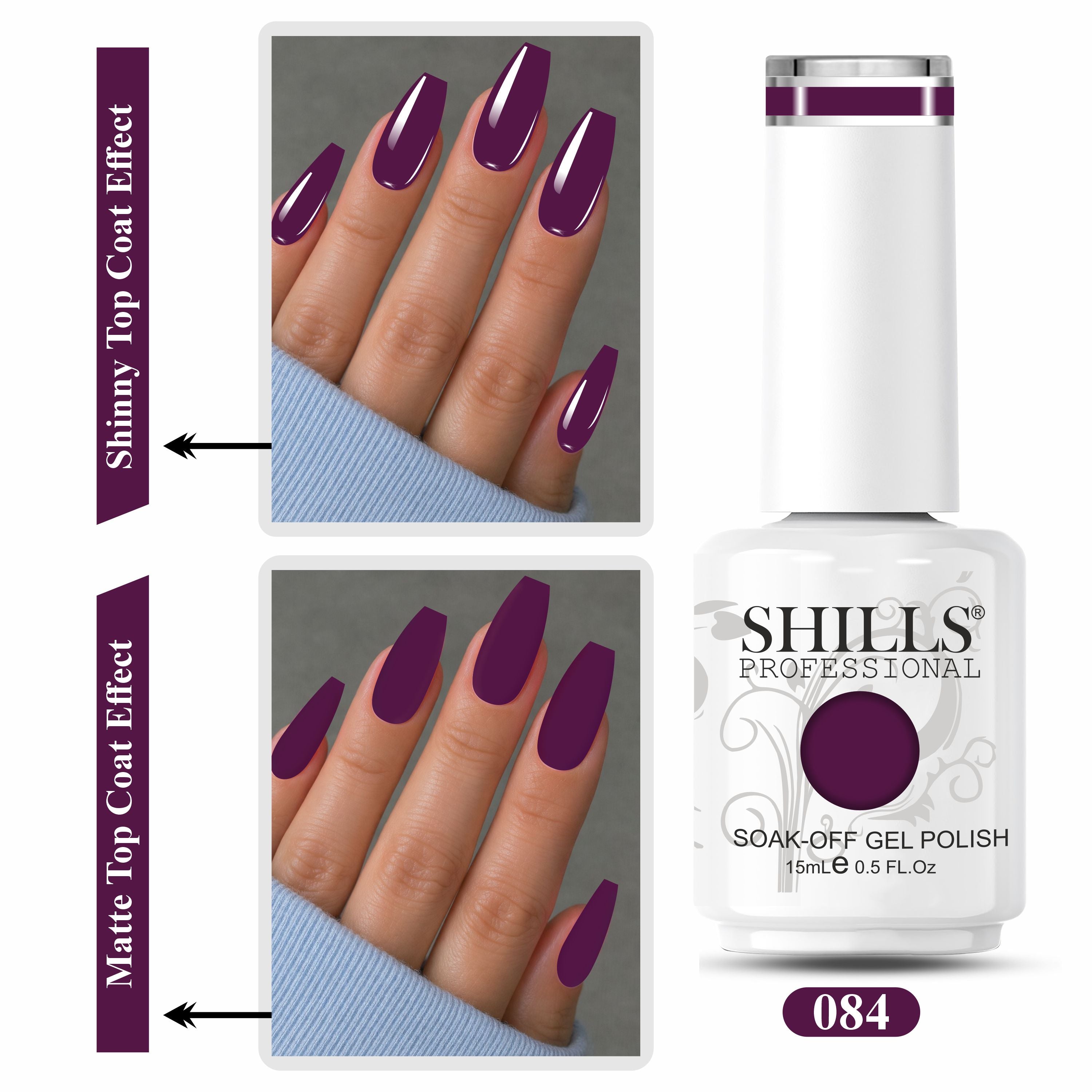 SHILLS PROFESSIONAL UV/LED Gel Nail Polish 15ml