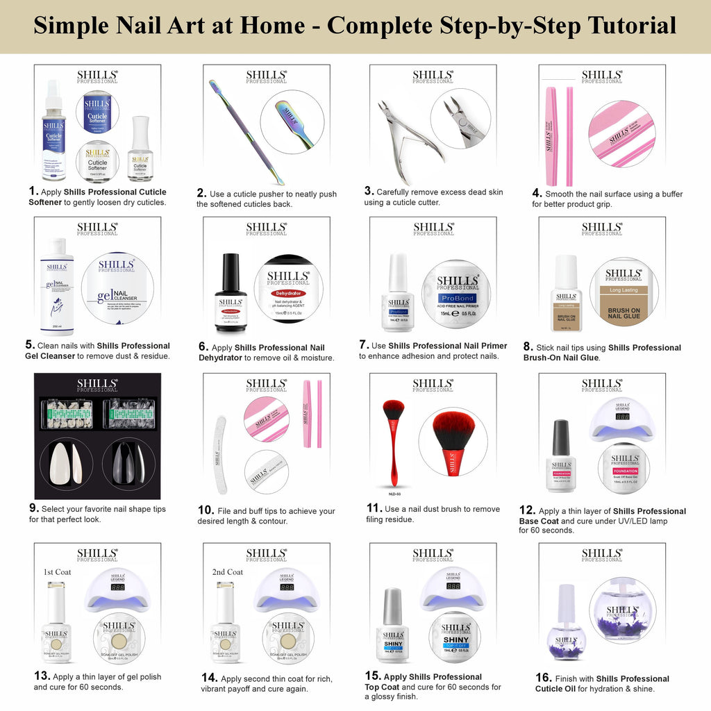 SHILLS PROFESSIONAL UV/LED Gel Nail Polish 15ml
