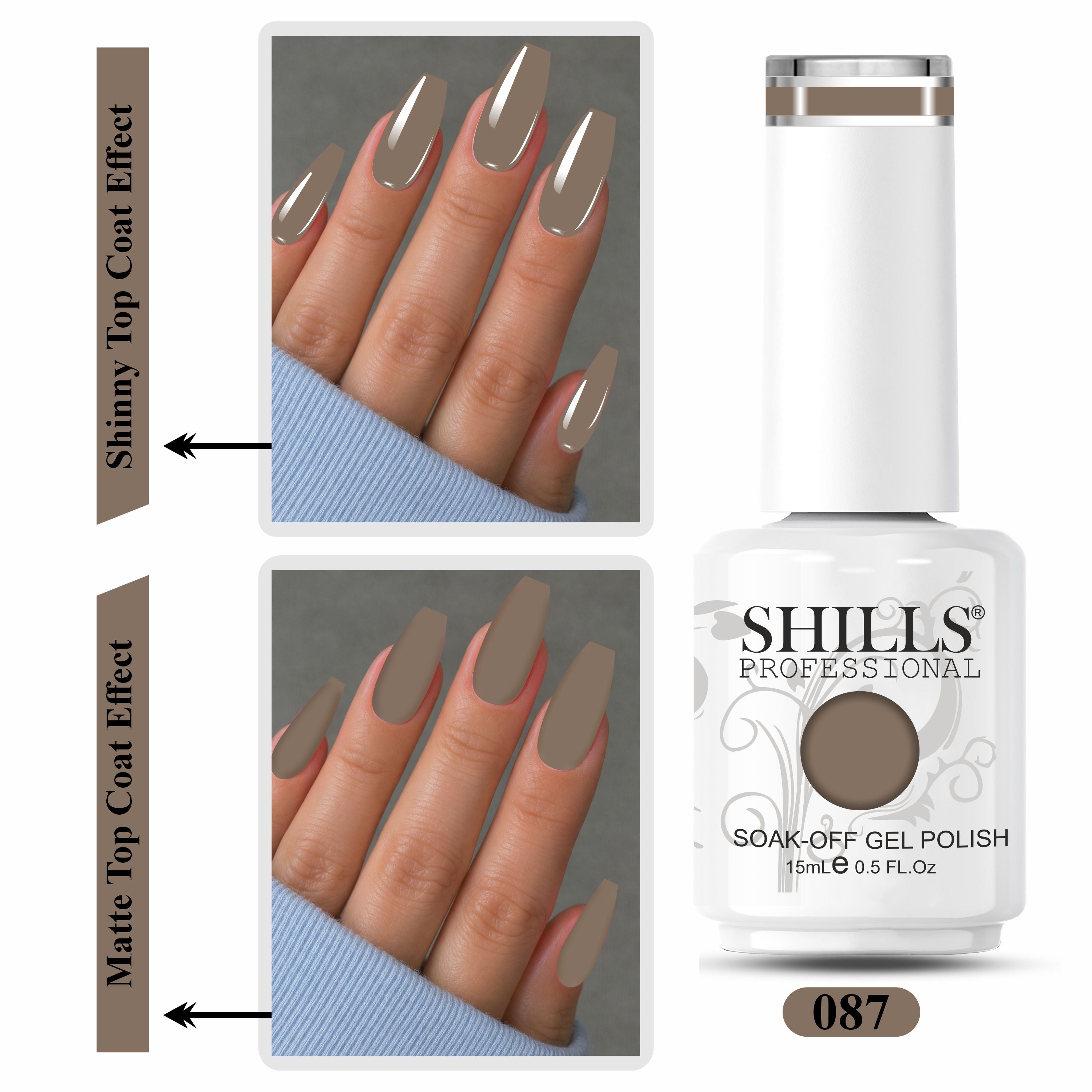 SHILLS PROFESSIONAL UV/LED Gel Nail Polish 15ml