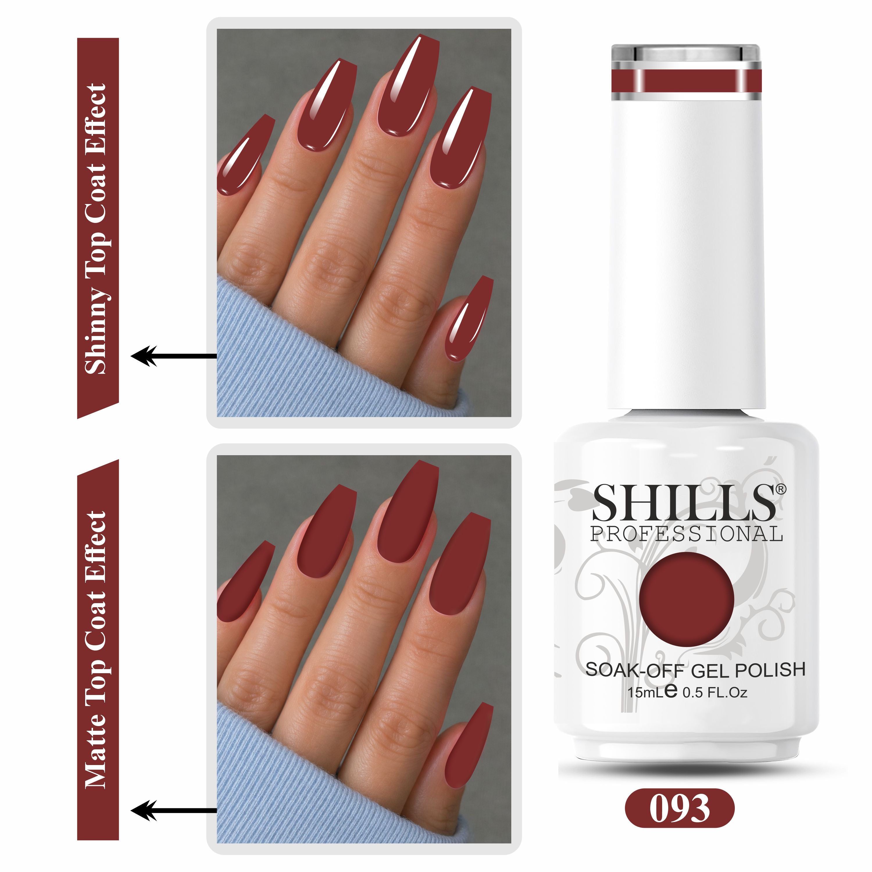 SHILLS PROFESSIONAL UV/LED Gel Nail Polish 15ml