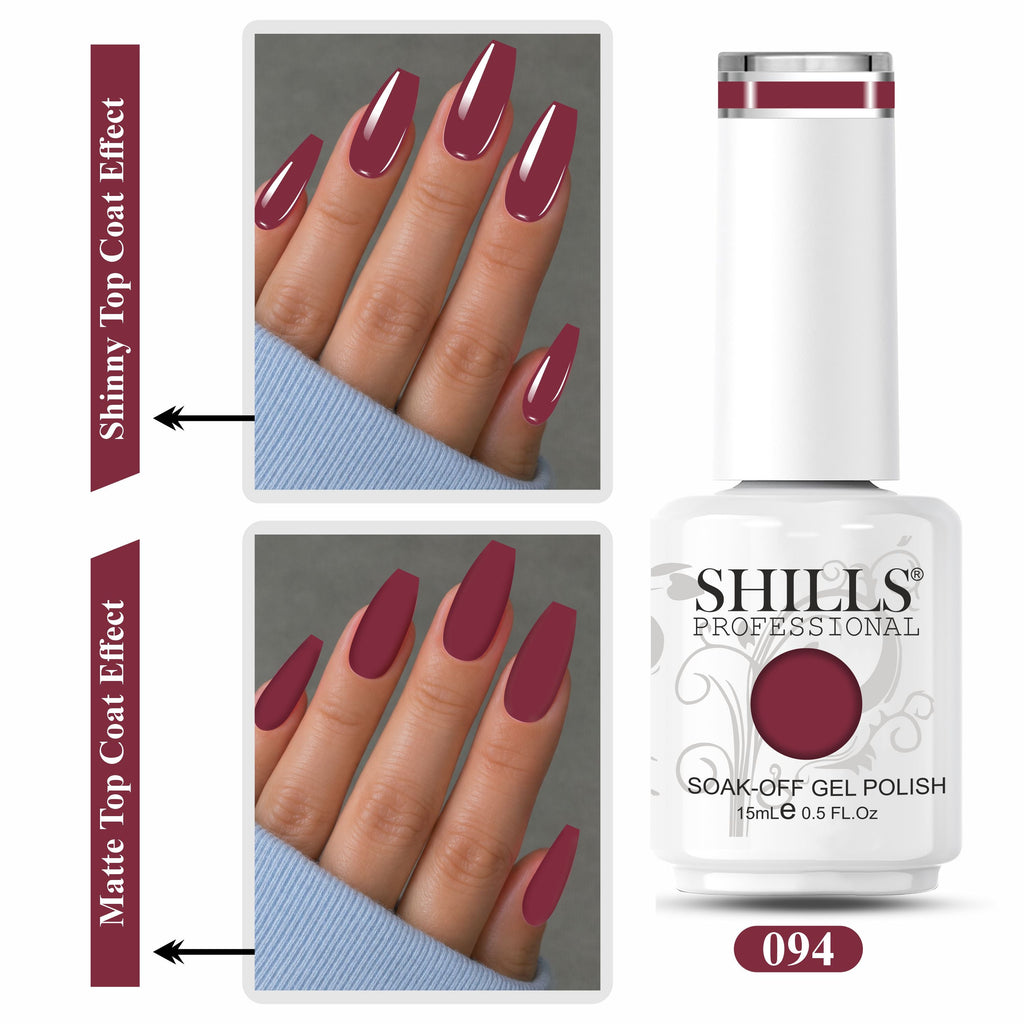 SHILLS PROFESSIONAL UV/LED Gel Nail Polish 15ml