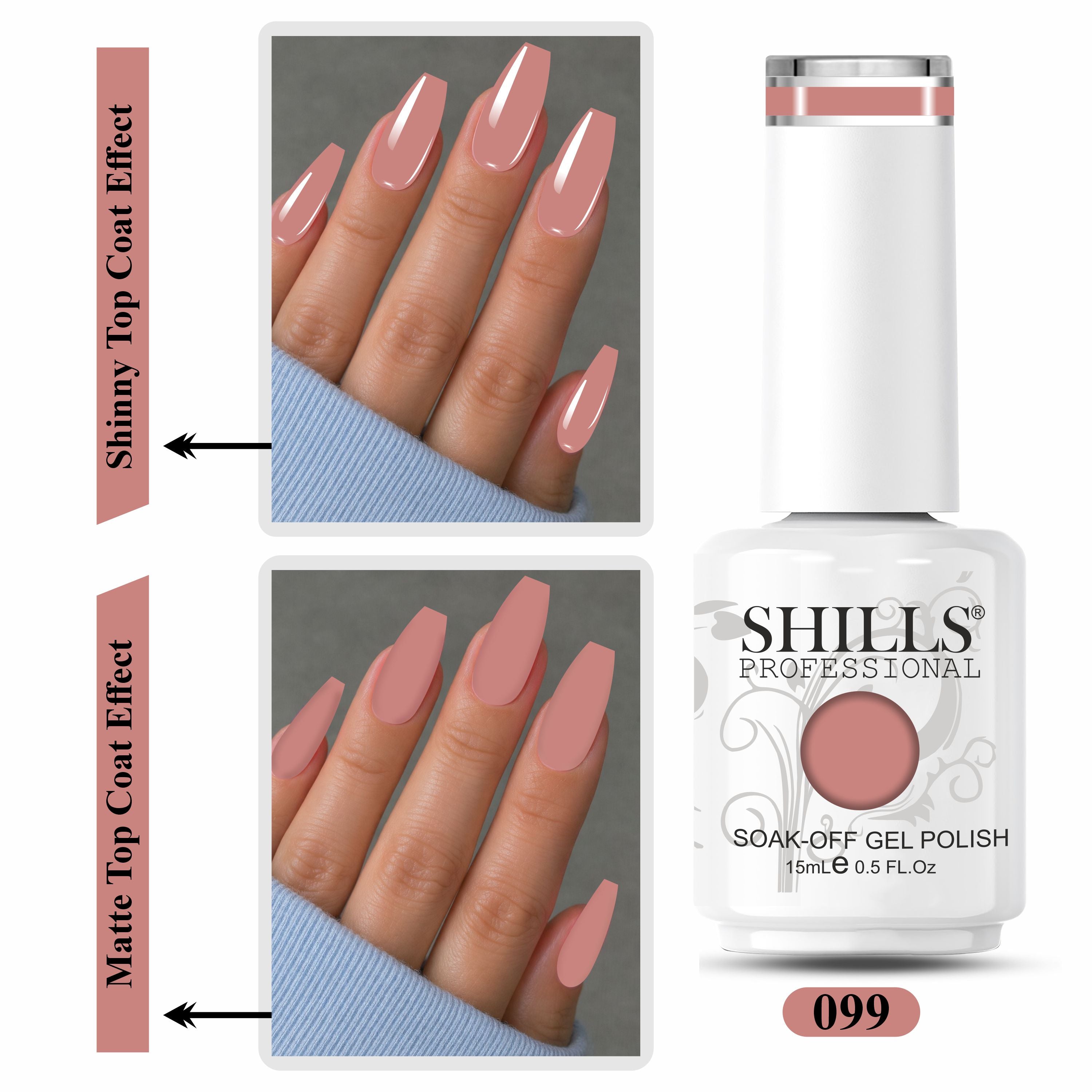SHILLS PROFESSIONAL UV/LED Gel Nail Polish 15ml