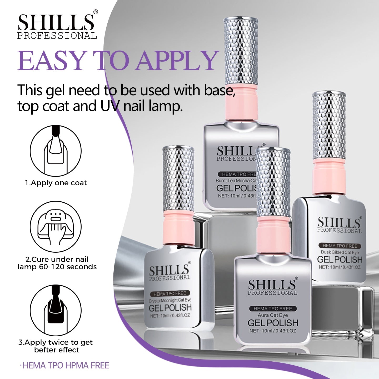 AURA CAT EYE GEL POLISH SET