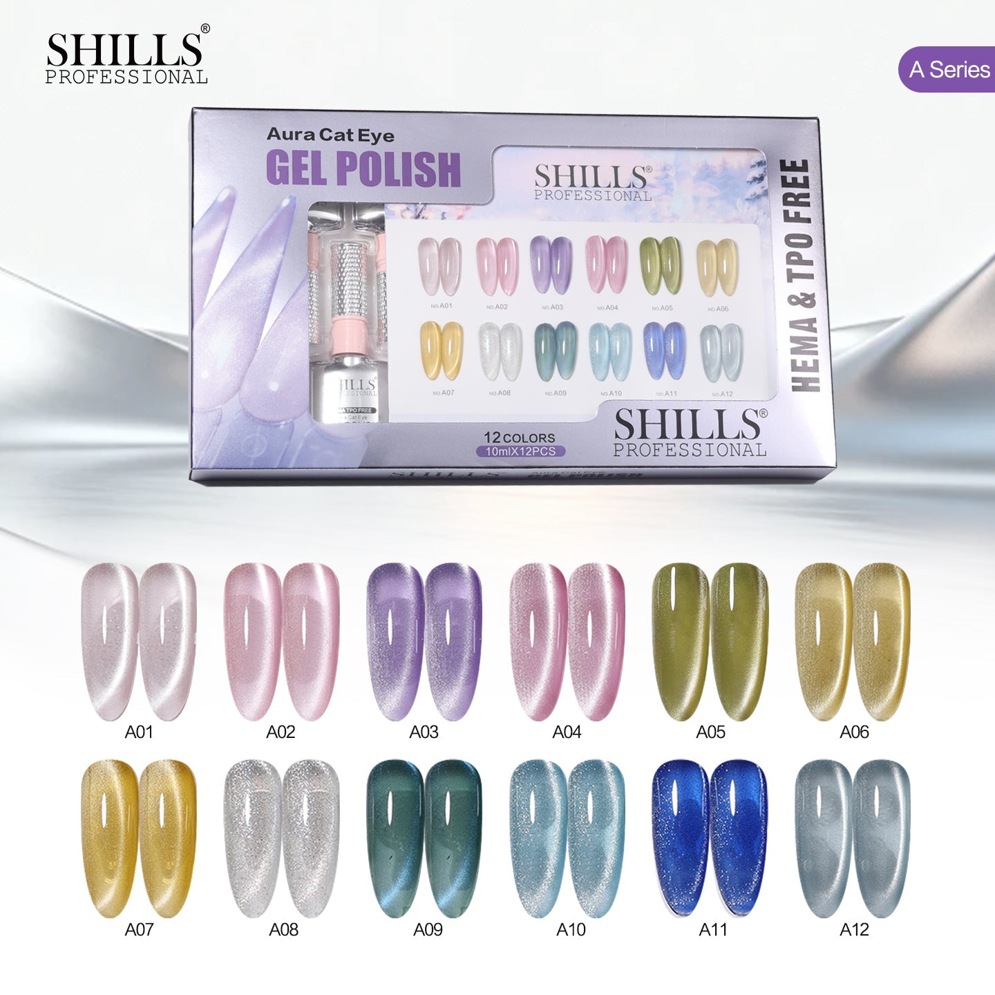 AURA CAT EYE GEL POLISH SET