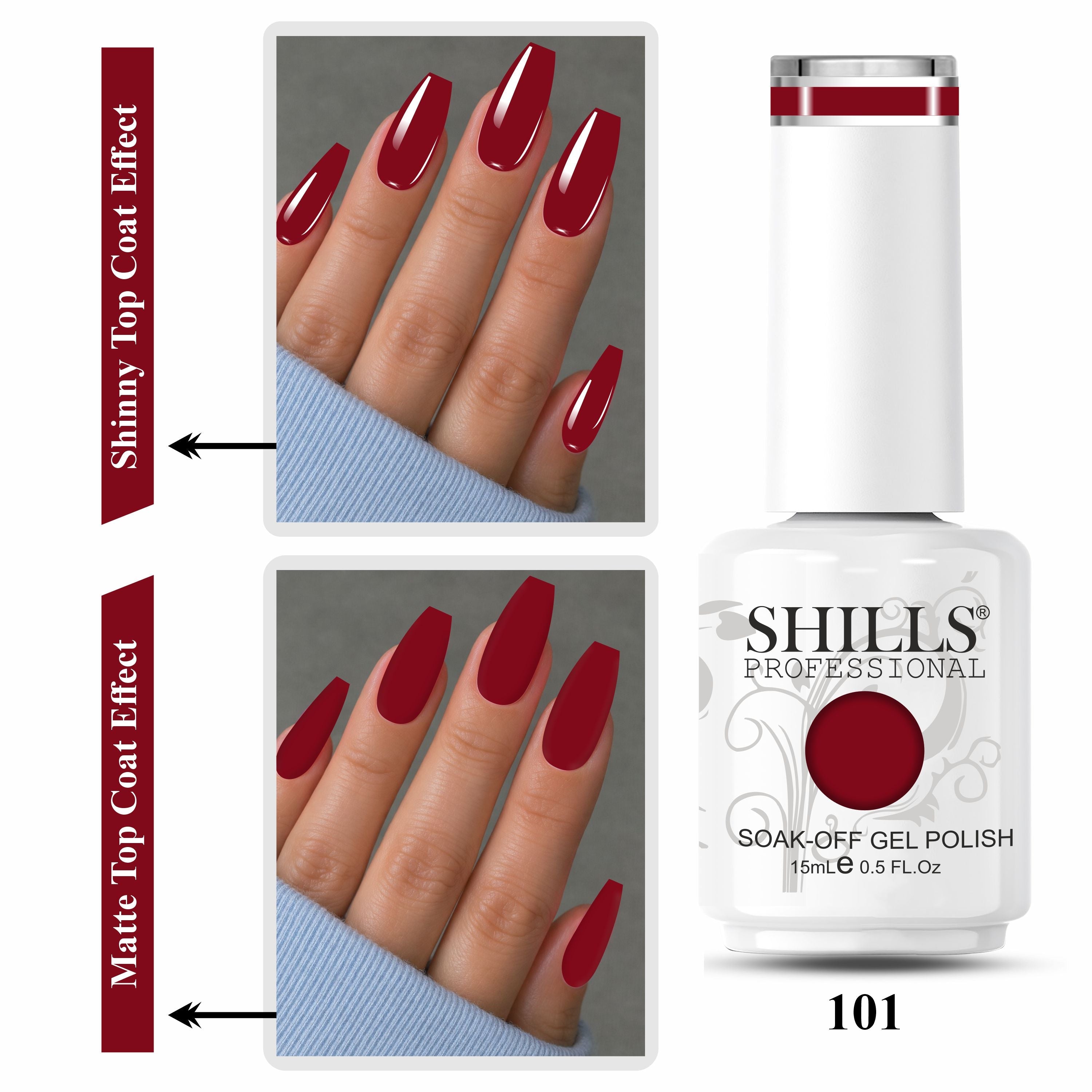 SHILLS PROFESSIONAL UV/LED Gel Nail Polish 15ml