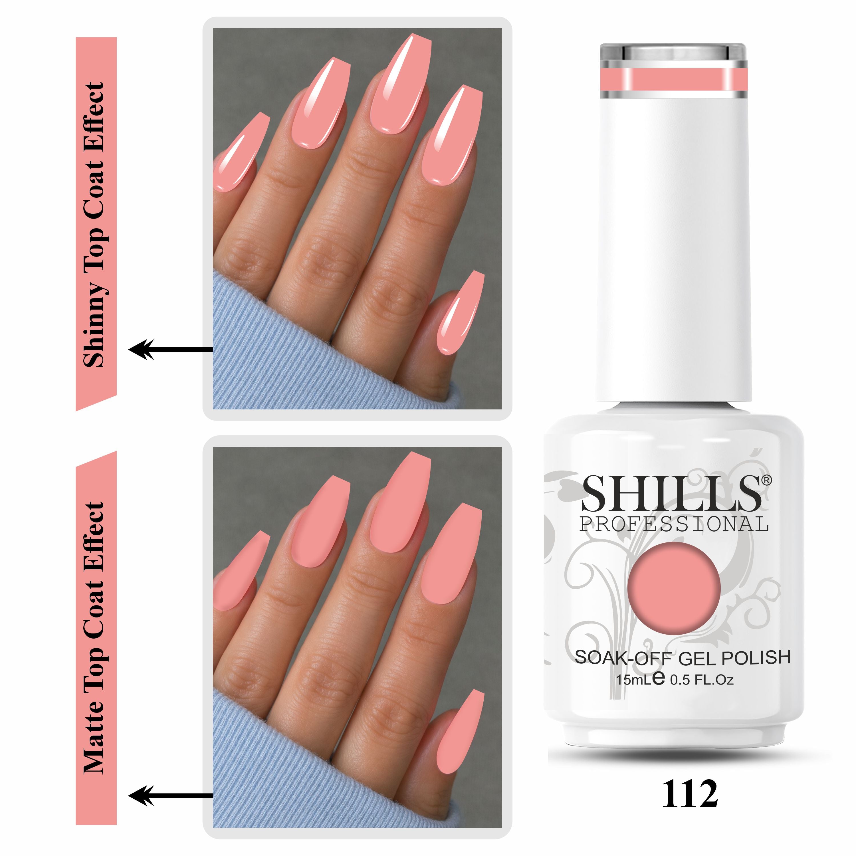 SHILLS PROFESSIONAL UV/LED Gel Nail Polish 15ml