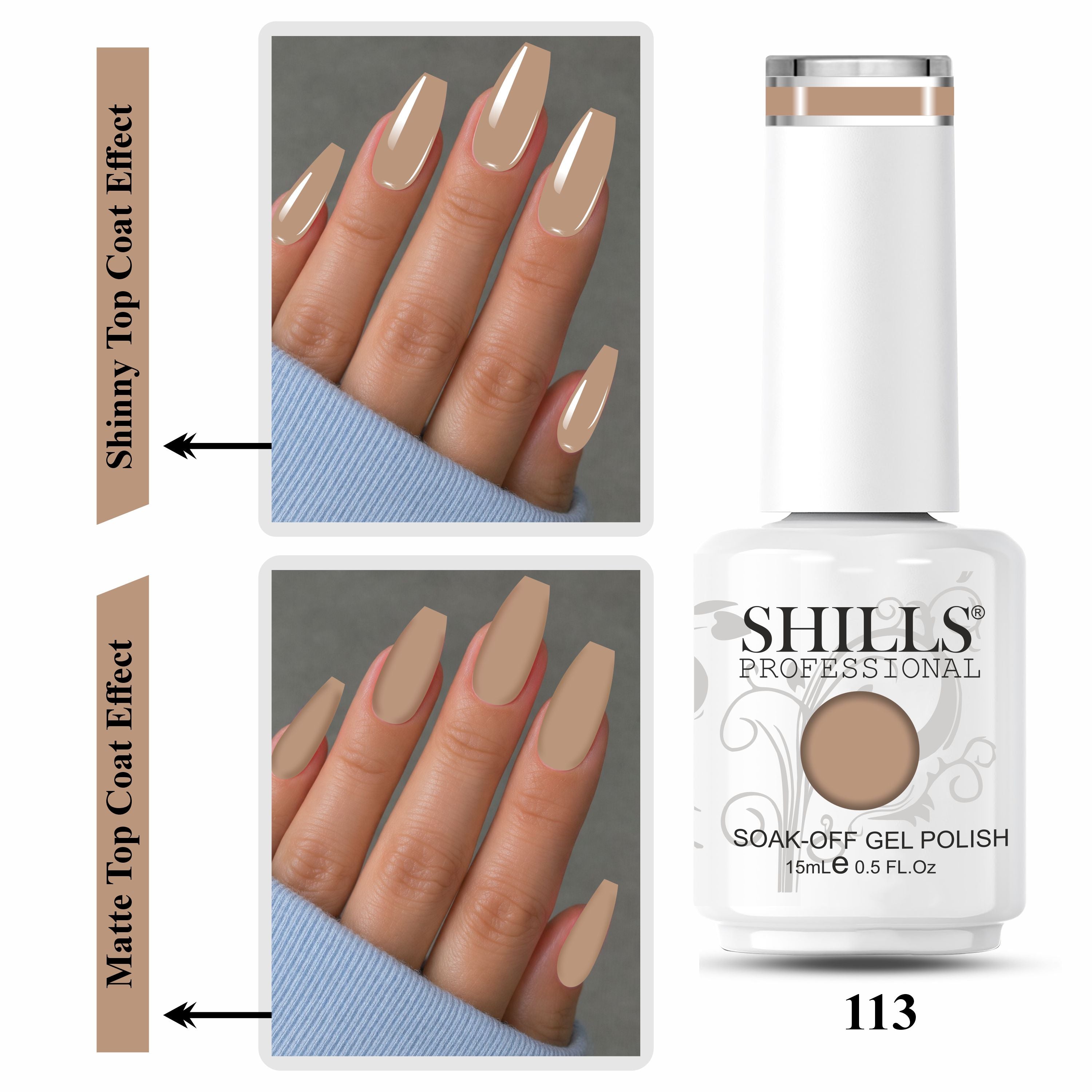 SHILLS PROFESSIONAL UV/LED Gel Nail Polish 15ml