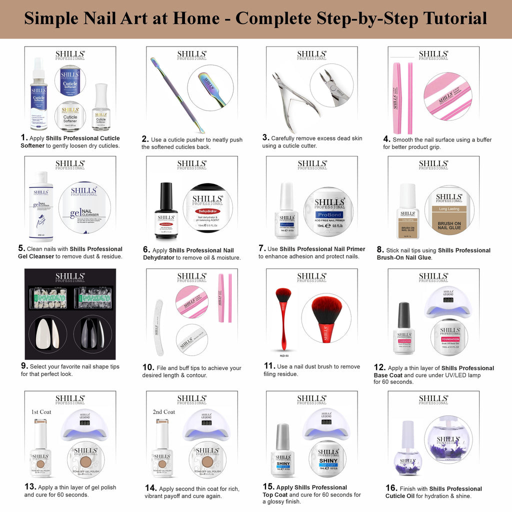 SHILLS PROFESSIONAL UV/LED Gel Nail Polish 15ml