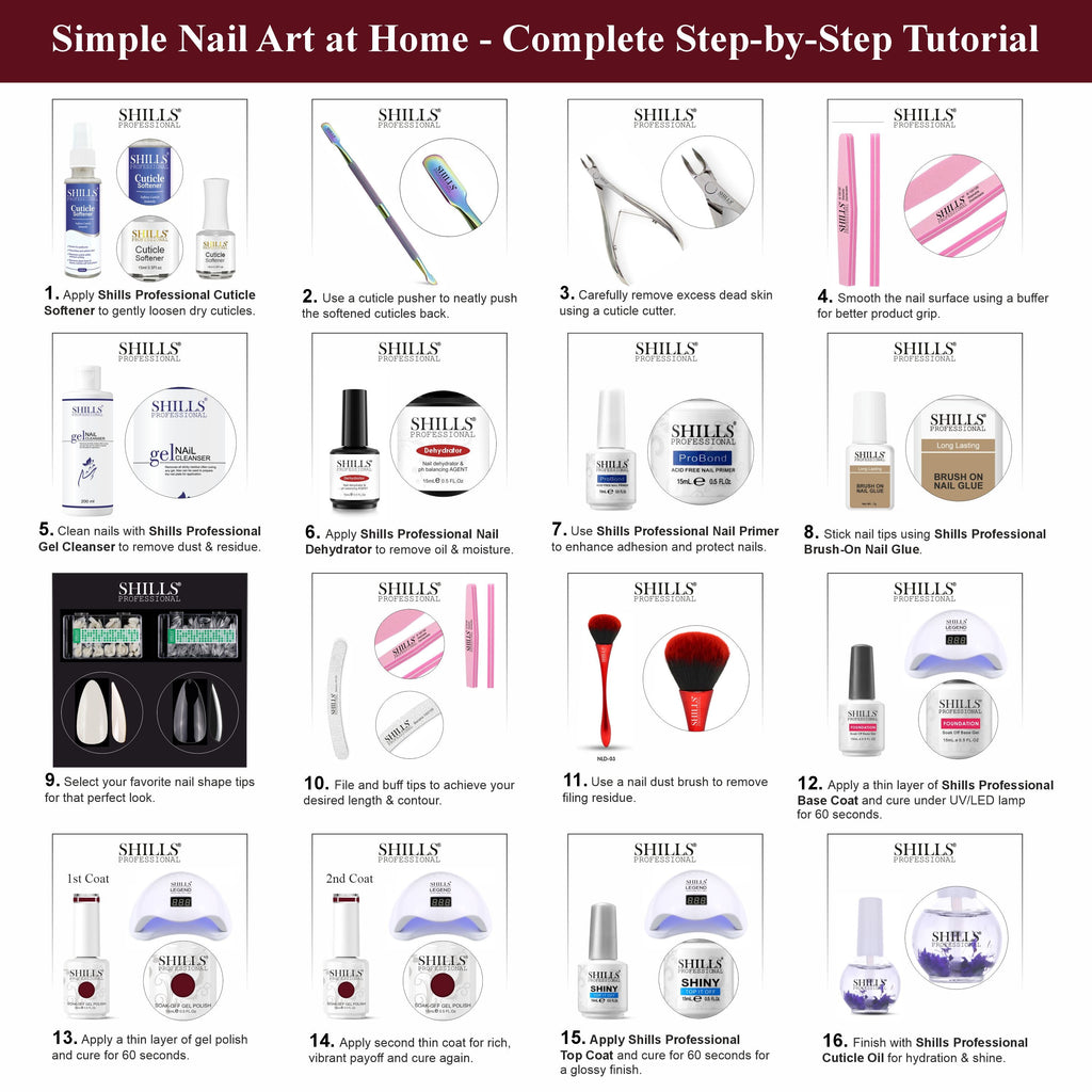SHILLS PROFESSIONAL UV/LED Gel Nail Polish 15ml