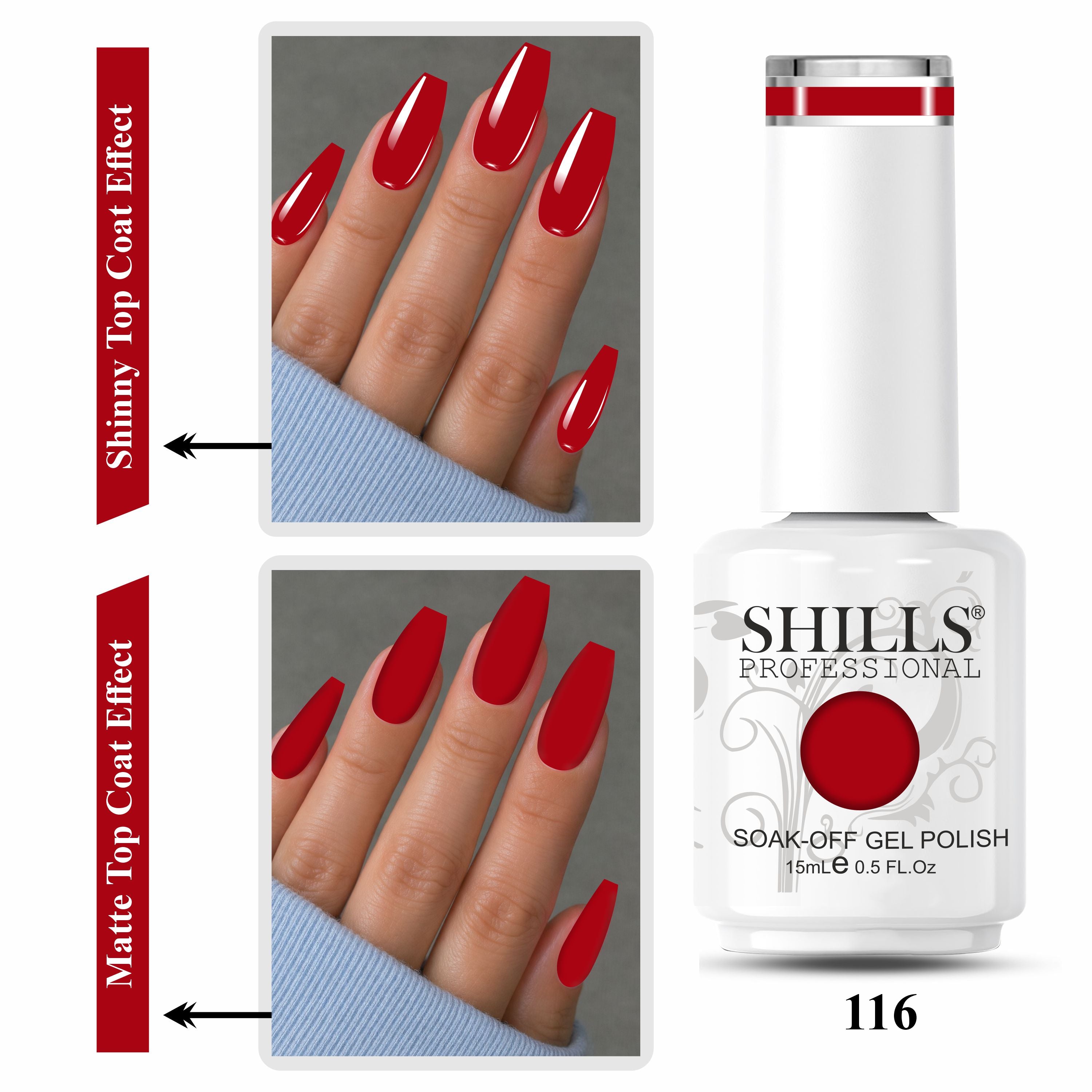 SHILLS PROFESSIONAL UV/LED Gel Nail Polish 15ml