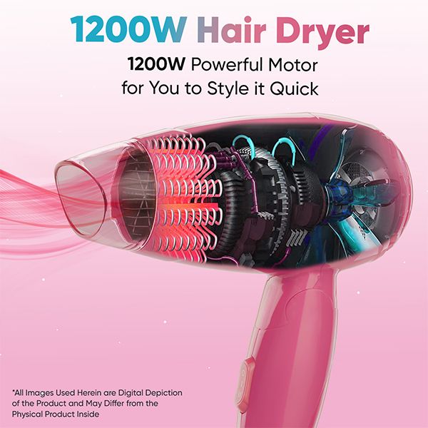 Travel-Pro 1000-1200W Watts Hair Dryer - VHDH-33