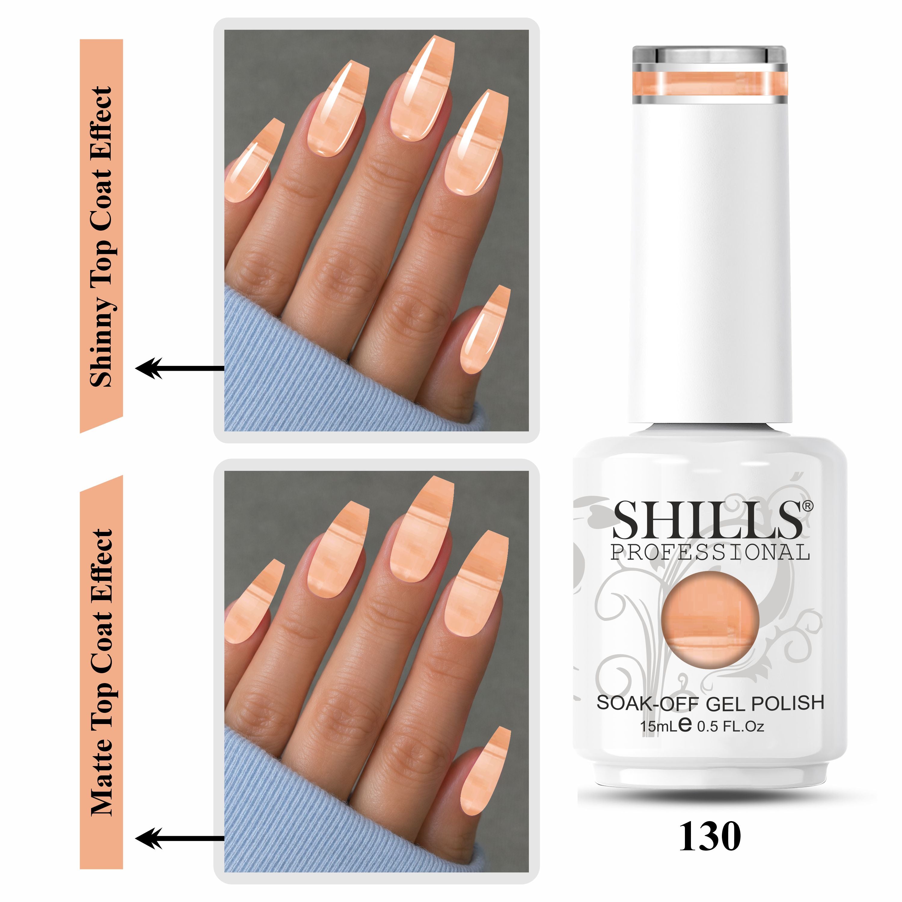 SHILLS PROFESSIONAL UV/LED Nail Polish 15ml