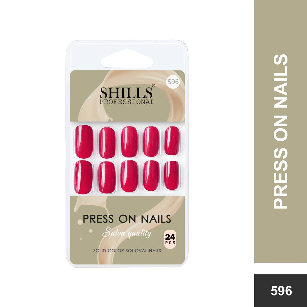 Glossy Solid Color Nails Square(SPN579-SPN604)