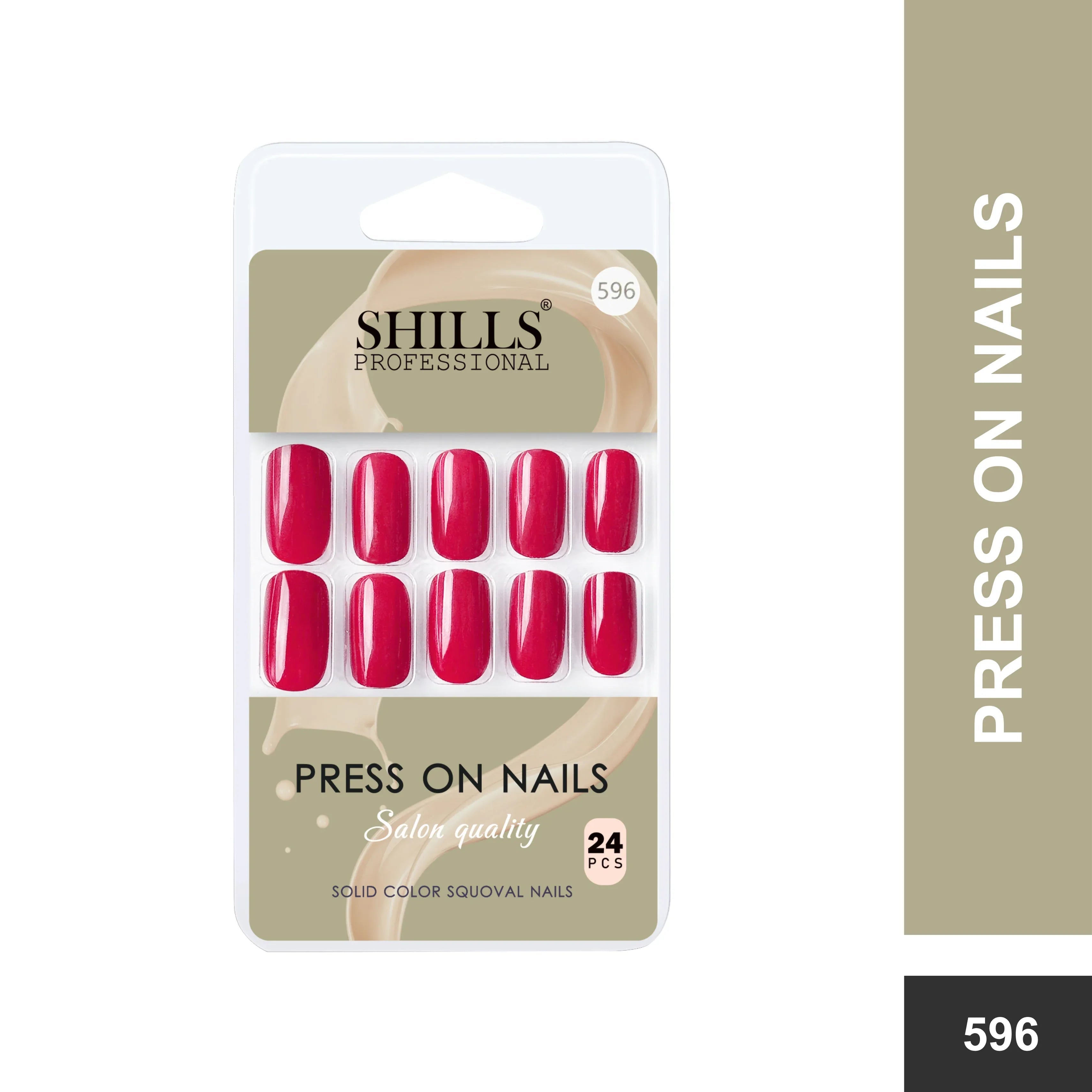 Glossy Solid Color Nails Square(SPN579-SPN604)