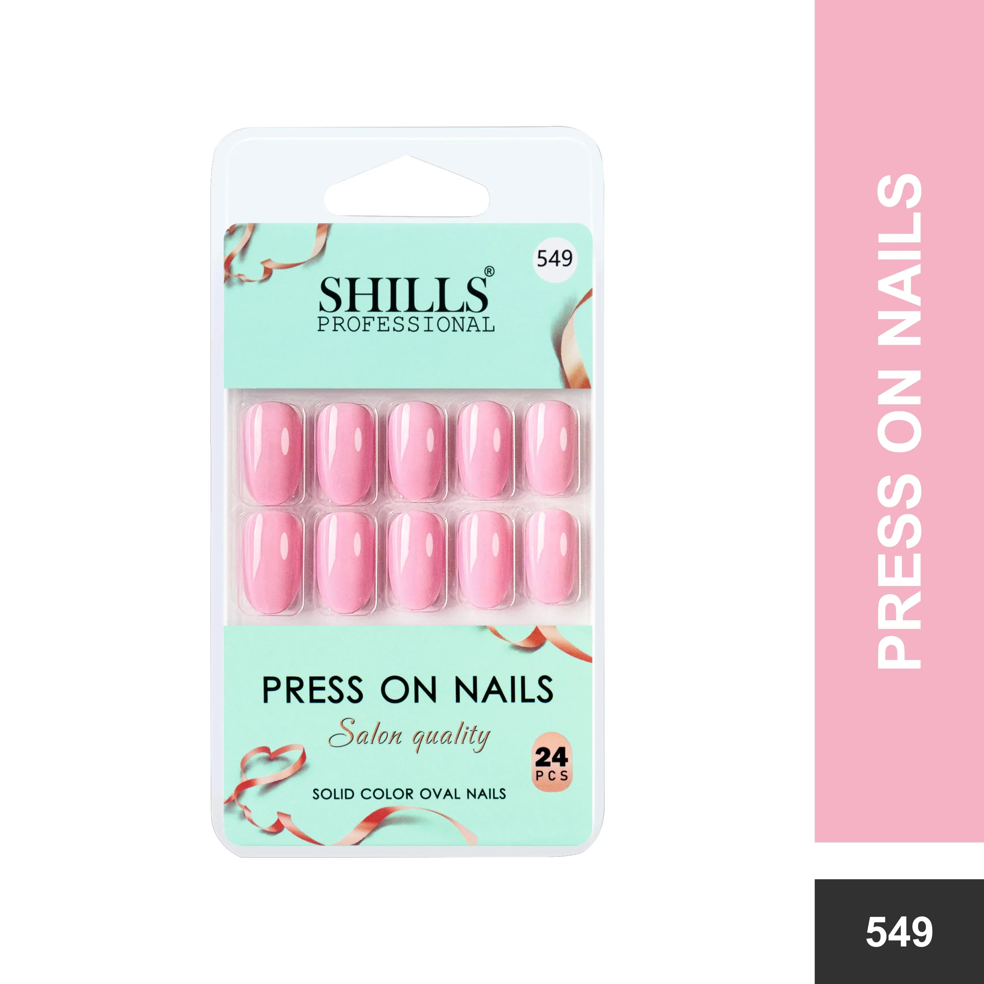 Glossy Solid Color Nails Oval(SPN527-SPN552)