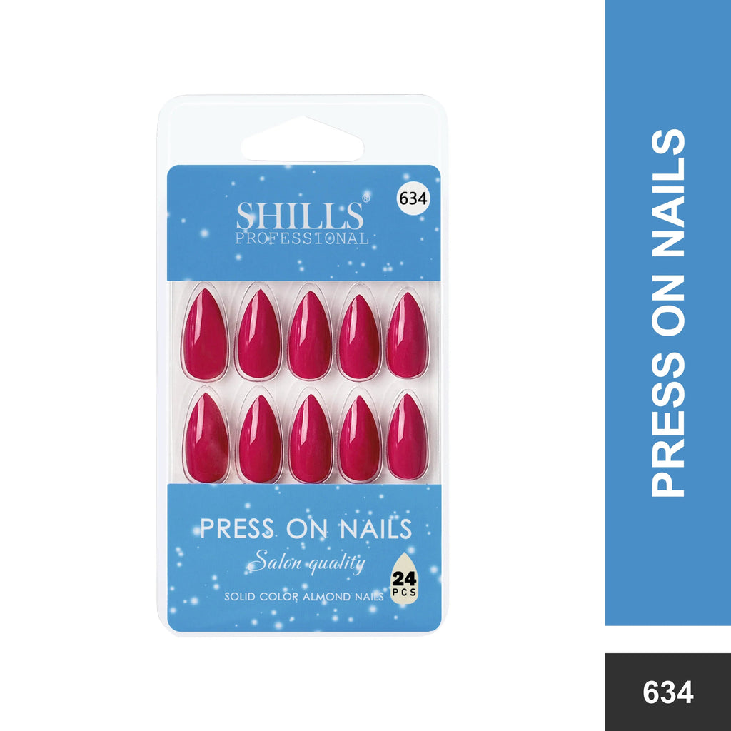 Glossy Solid Color Nails Sharp Almond(SPN631-SPN656)