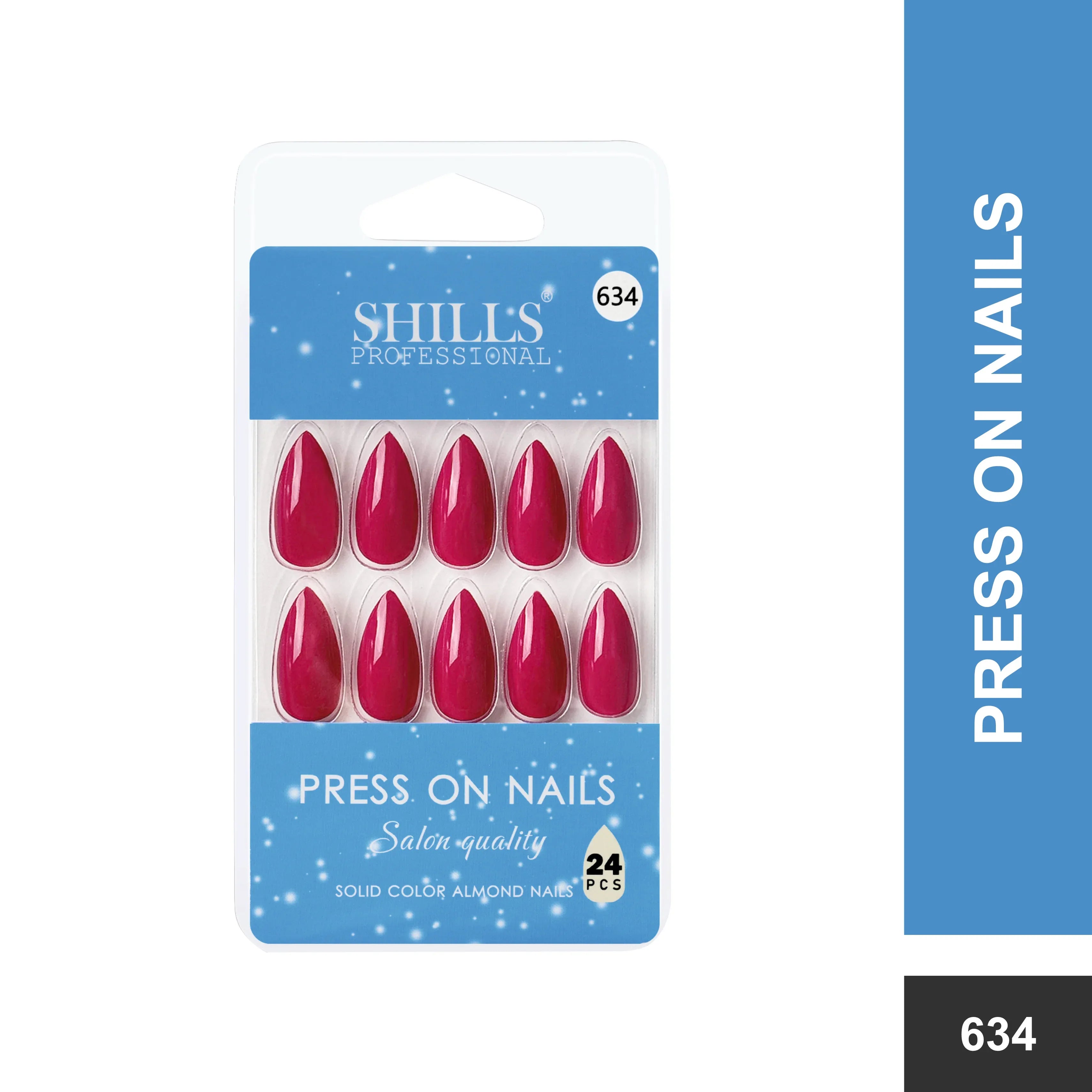 Glossy Solid Color Nails Sharp Almond(SPN631-SPN656)