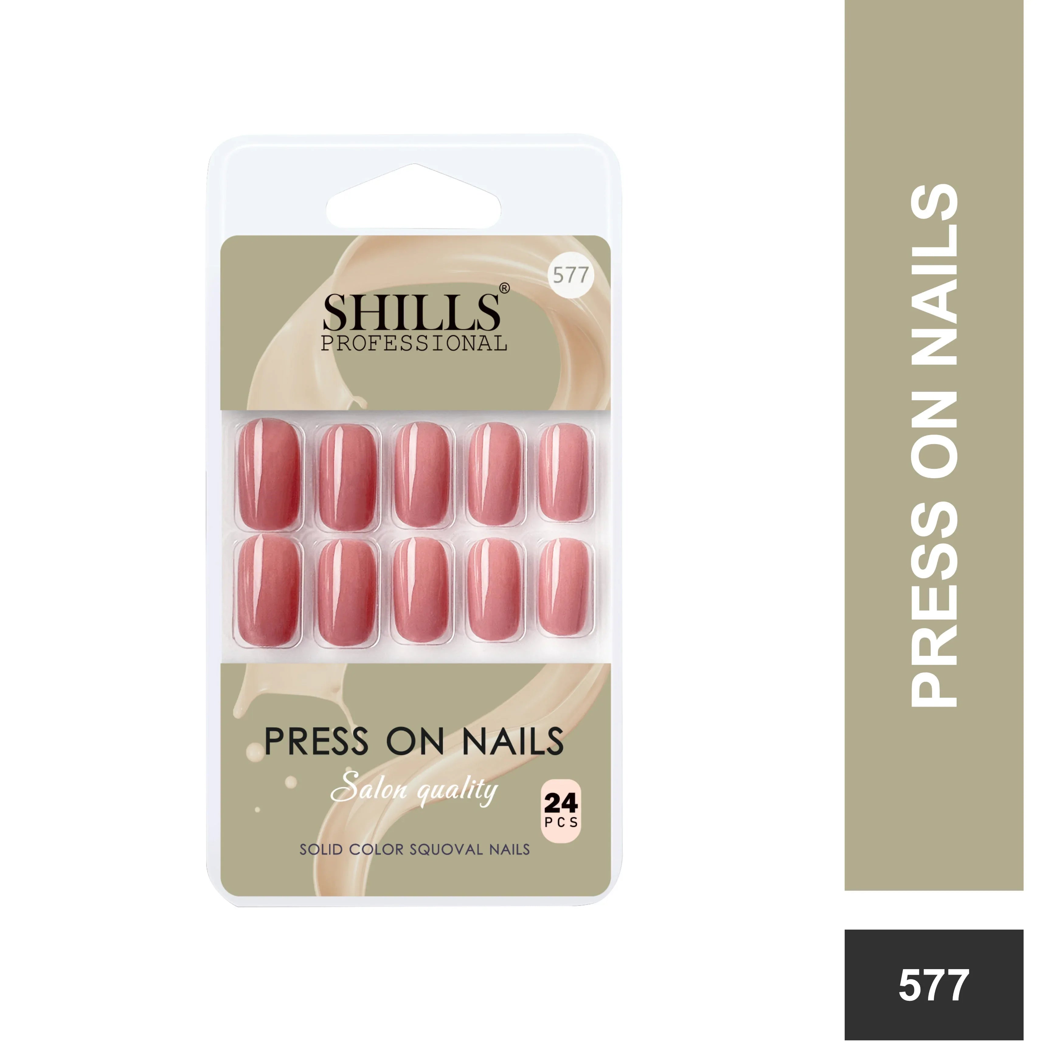 Glossy Solid Color Nails Square(SPN553-SPN604)