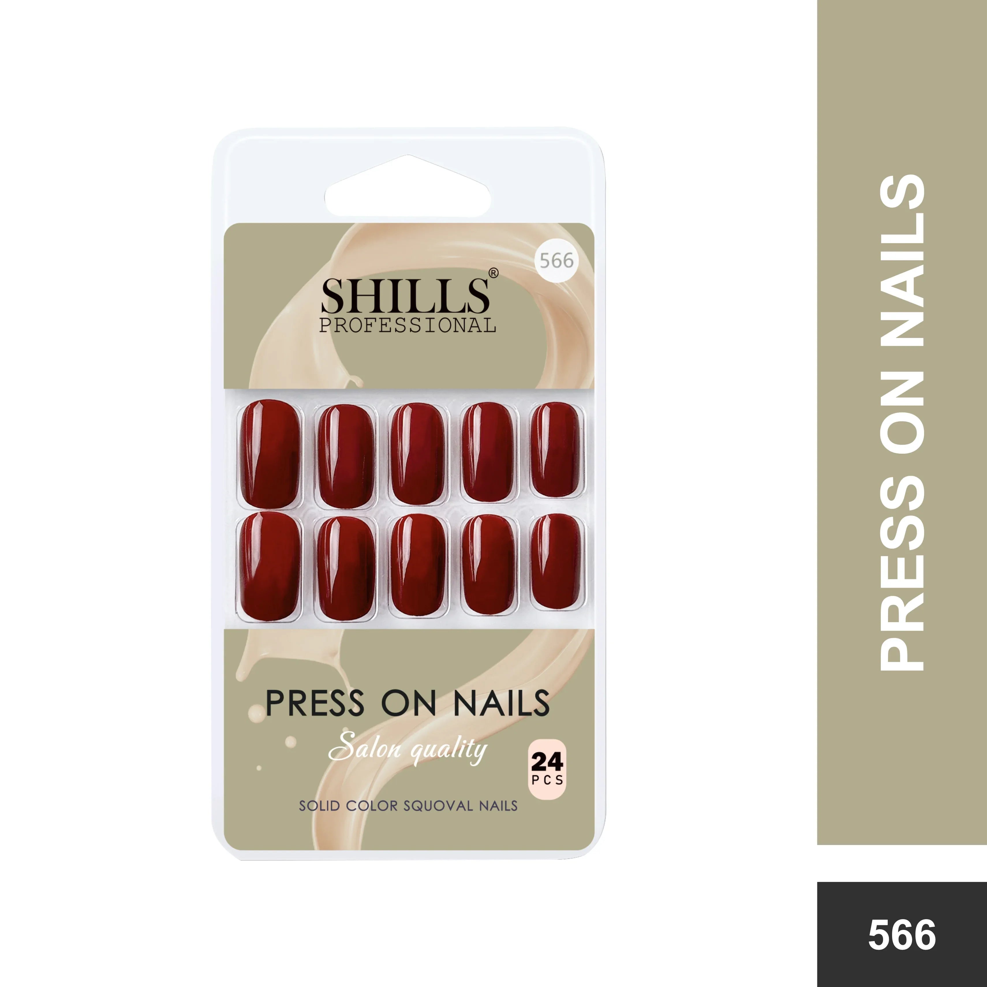 Glossy Solid Color Nails Square(SPN553-SPN604)