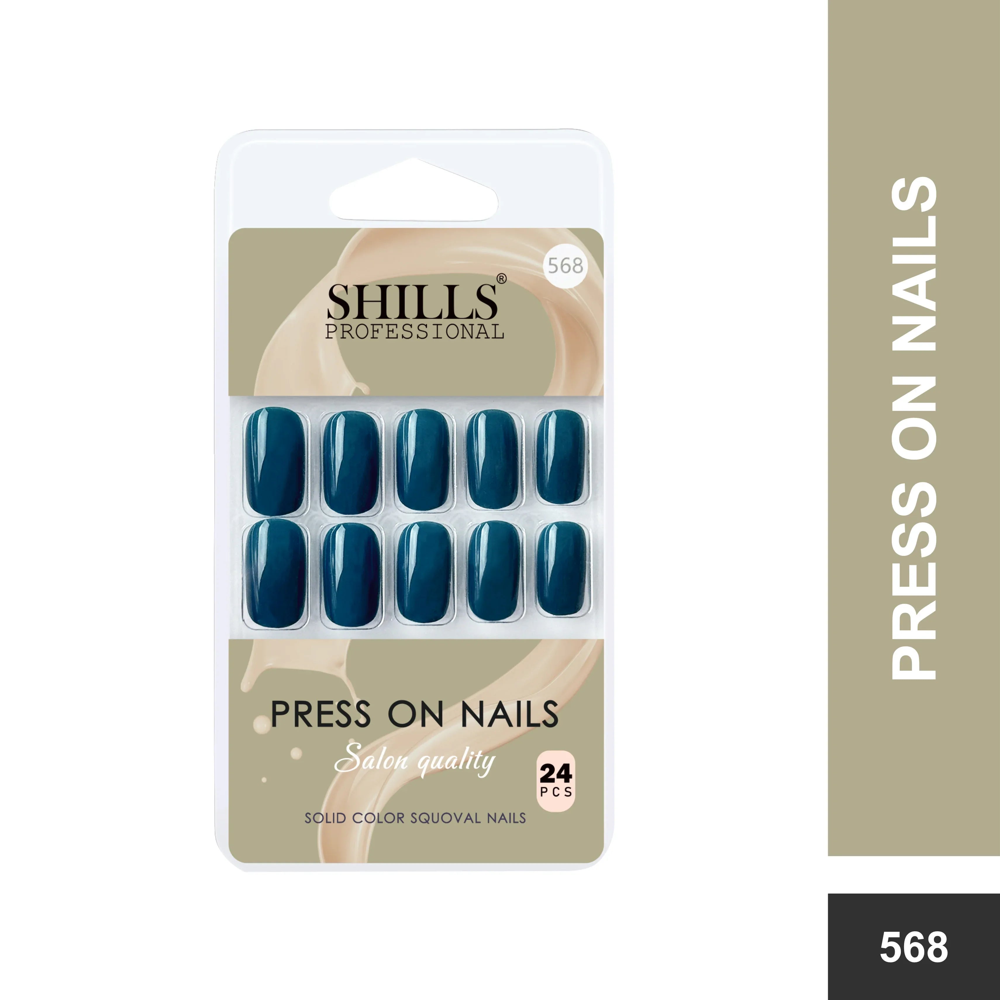 Glossy Solid Color Nails Square(SPN553-SPN604)