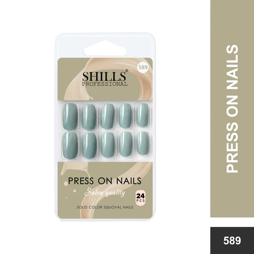 Glossy Solid Color Nails Square(SPN579-SPN604)