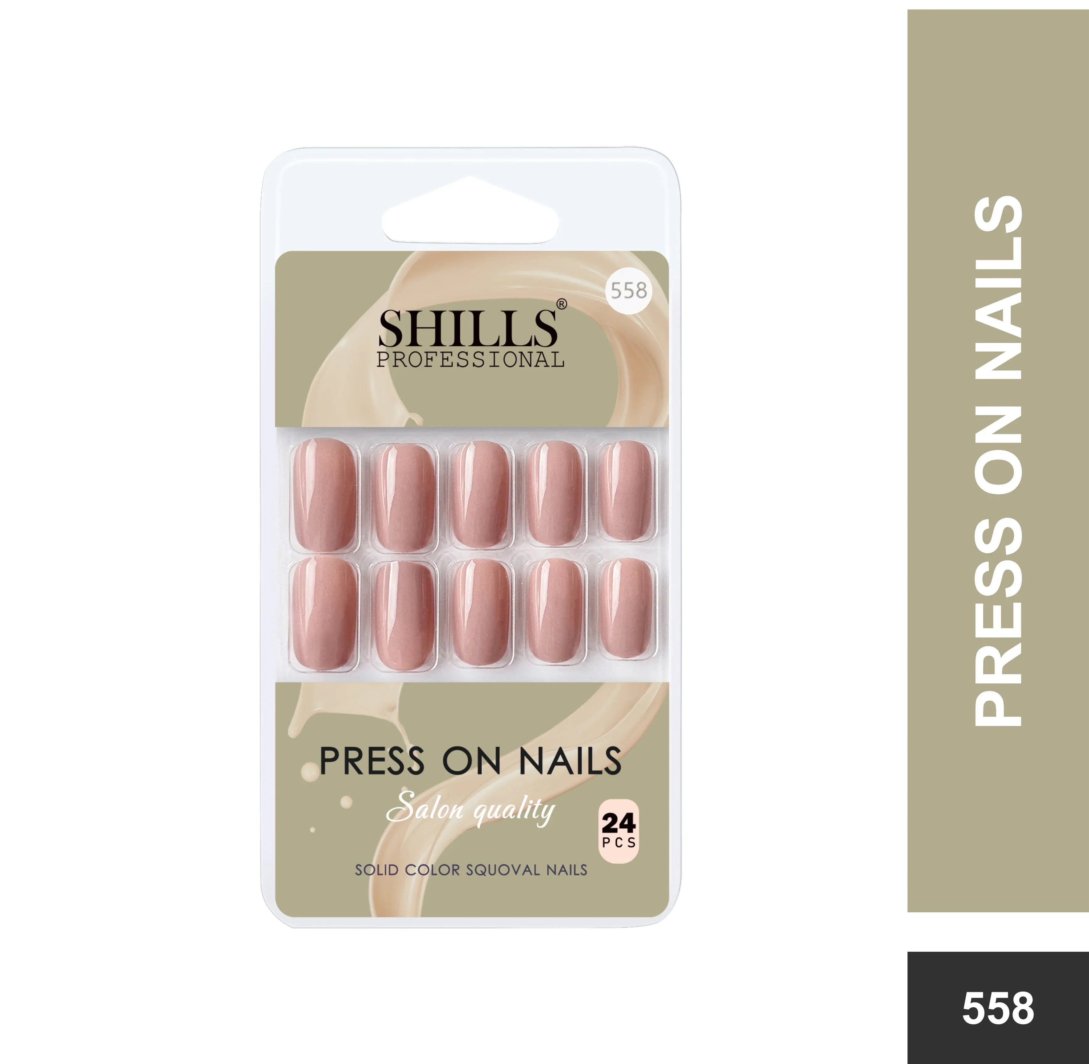Glossy Solid Color Nails Square(SPN553-SPN604)