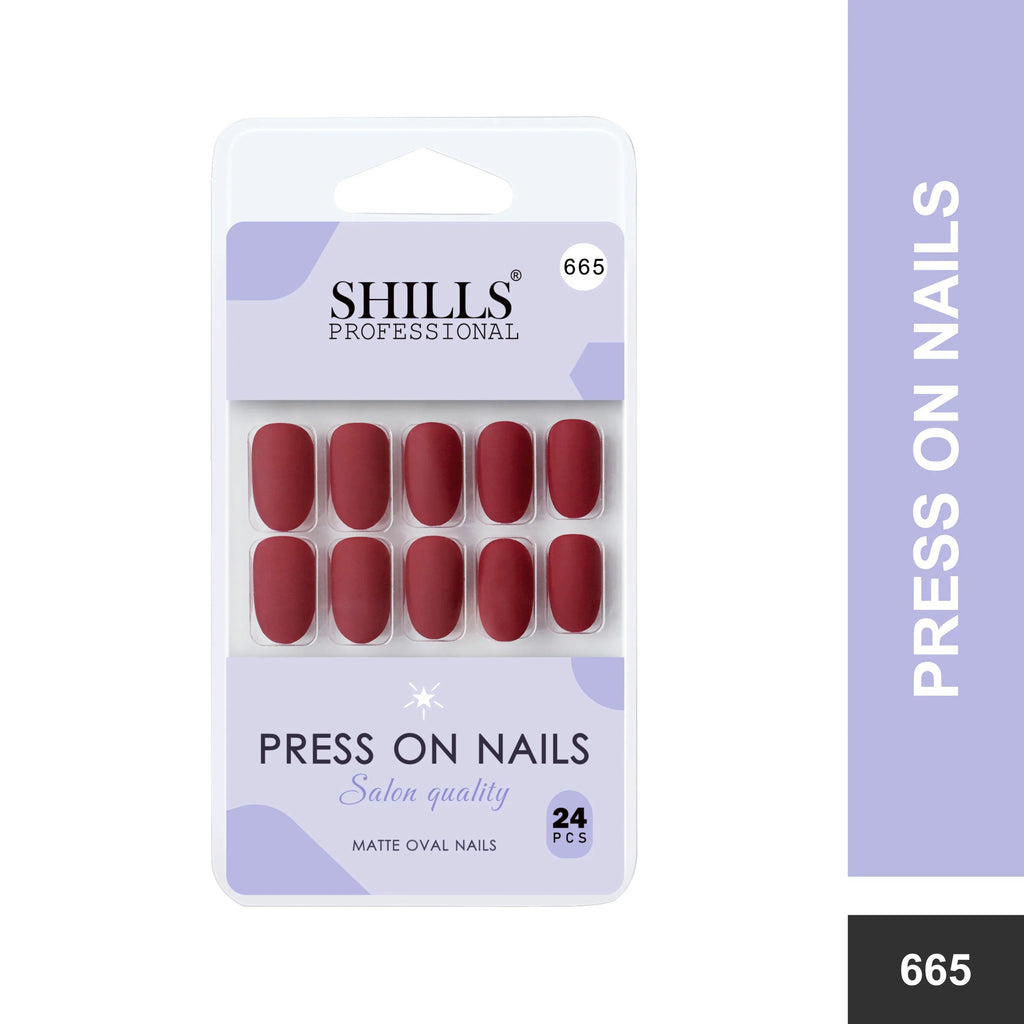 Matte Solid Color Nails Oval(SPN657-SPN666)