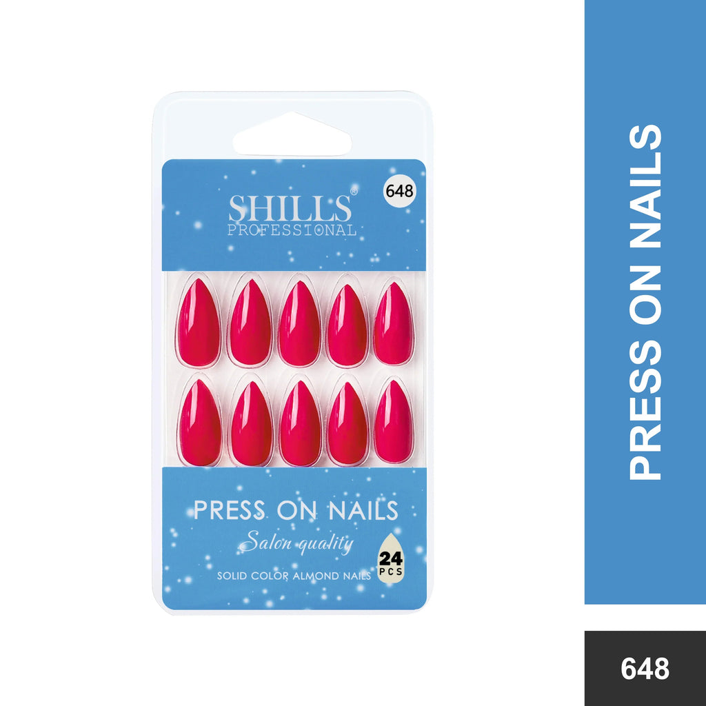 Glossy Solid Color Nails Sharp Almond(SPN631-SPN656)