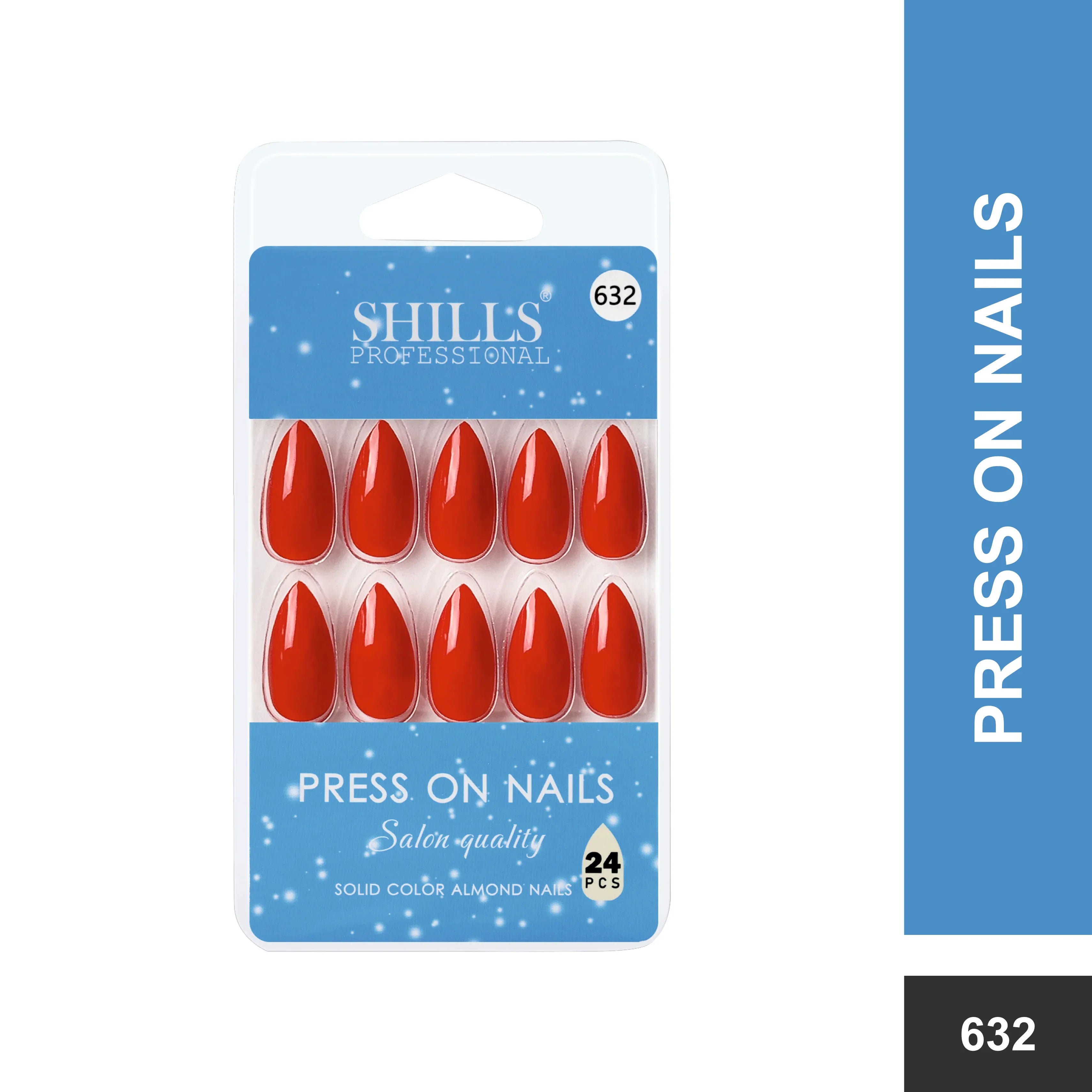 Glossy Solid Color Nails Sharp Almond(SPN631-SPN656)