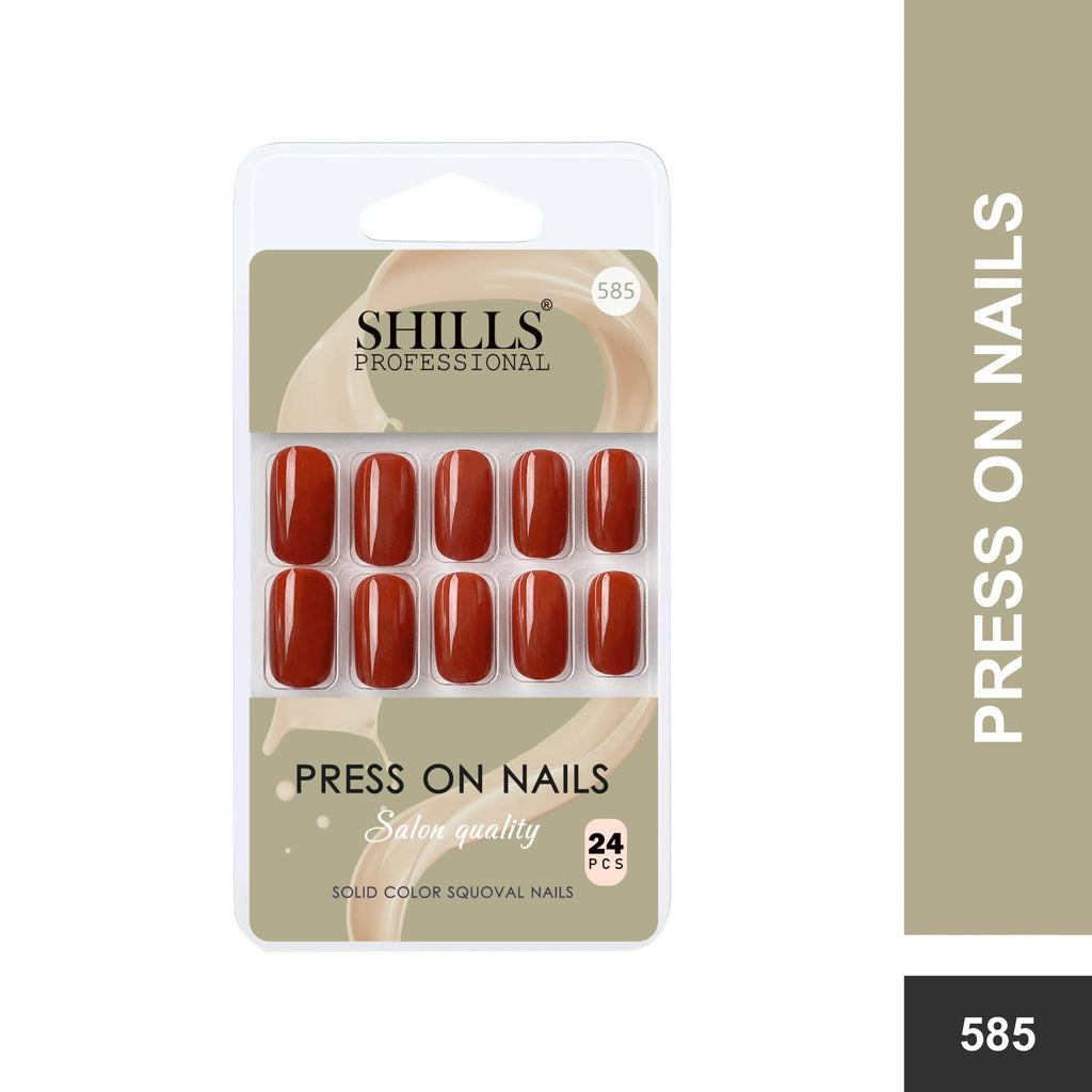 Glossy Solid Color Nails Square(SPN579-SPN604)