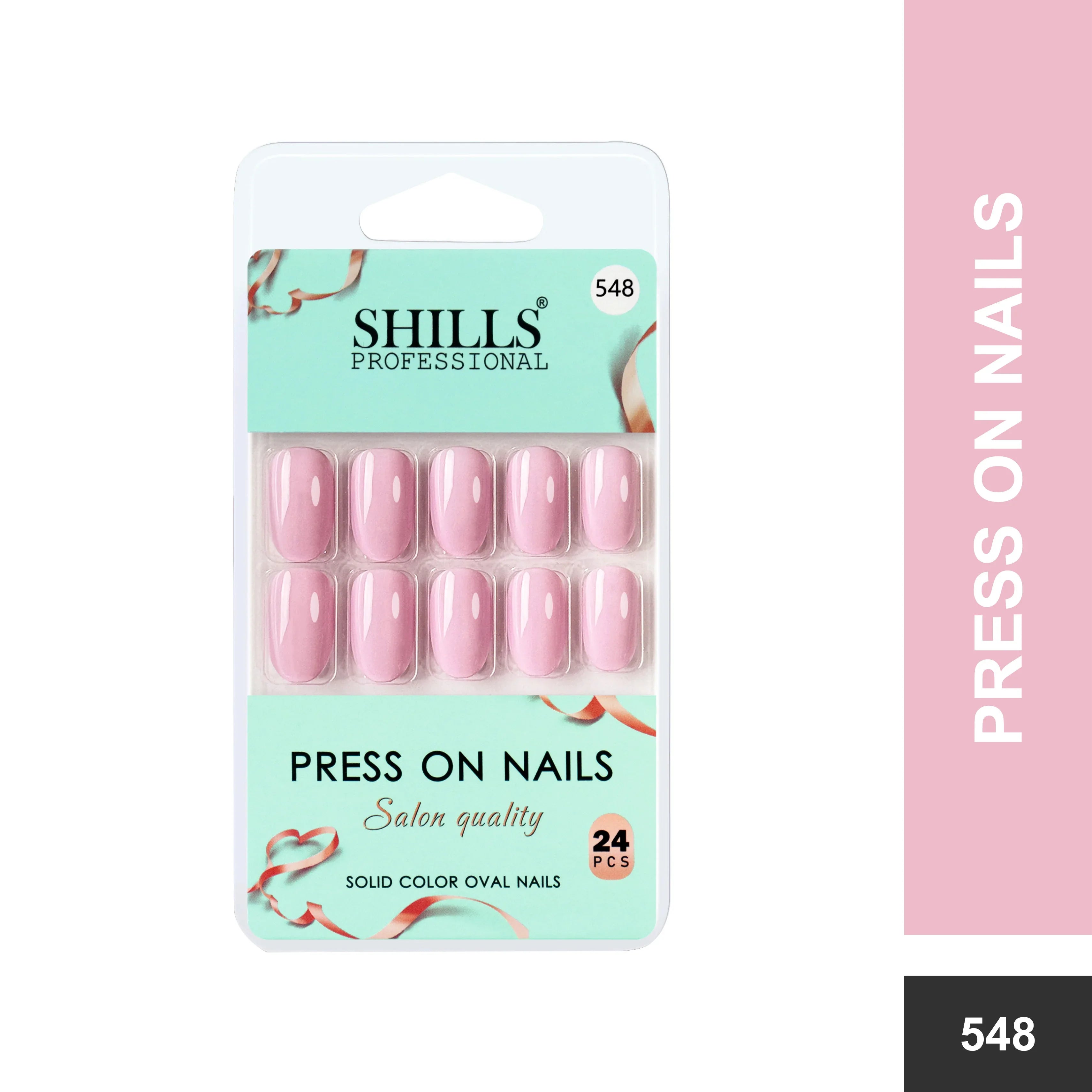 Glossy Solid Color Nails Oval(SPN527-SPN552)
