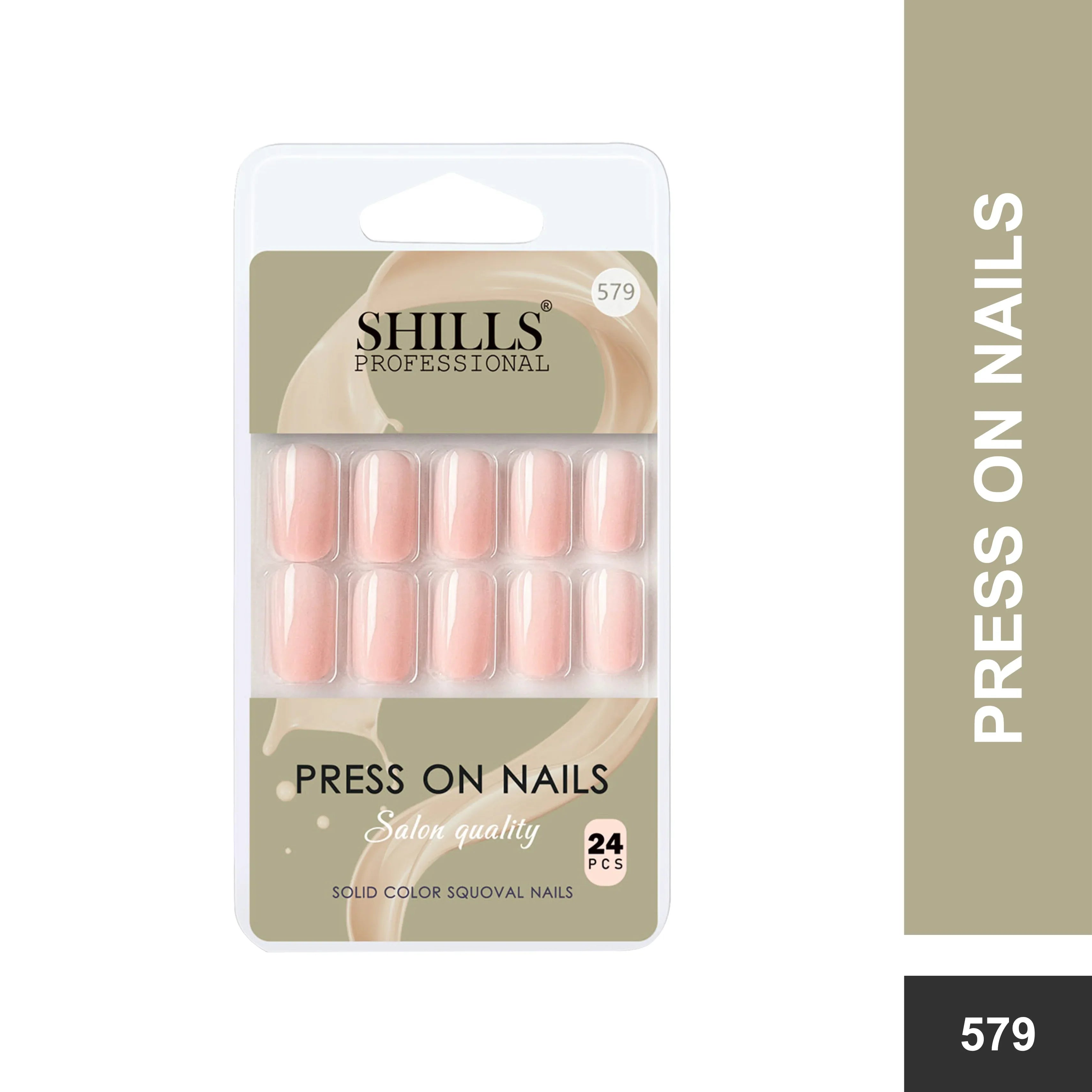 Glossy Solid Color Nails Square(SPN579-SPN604)