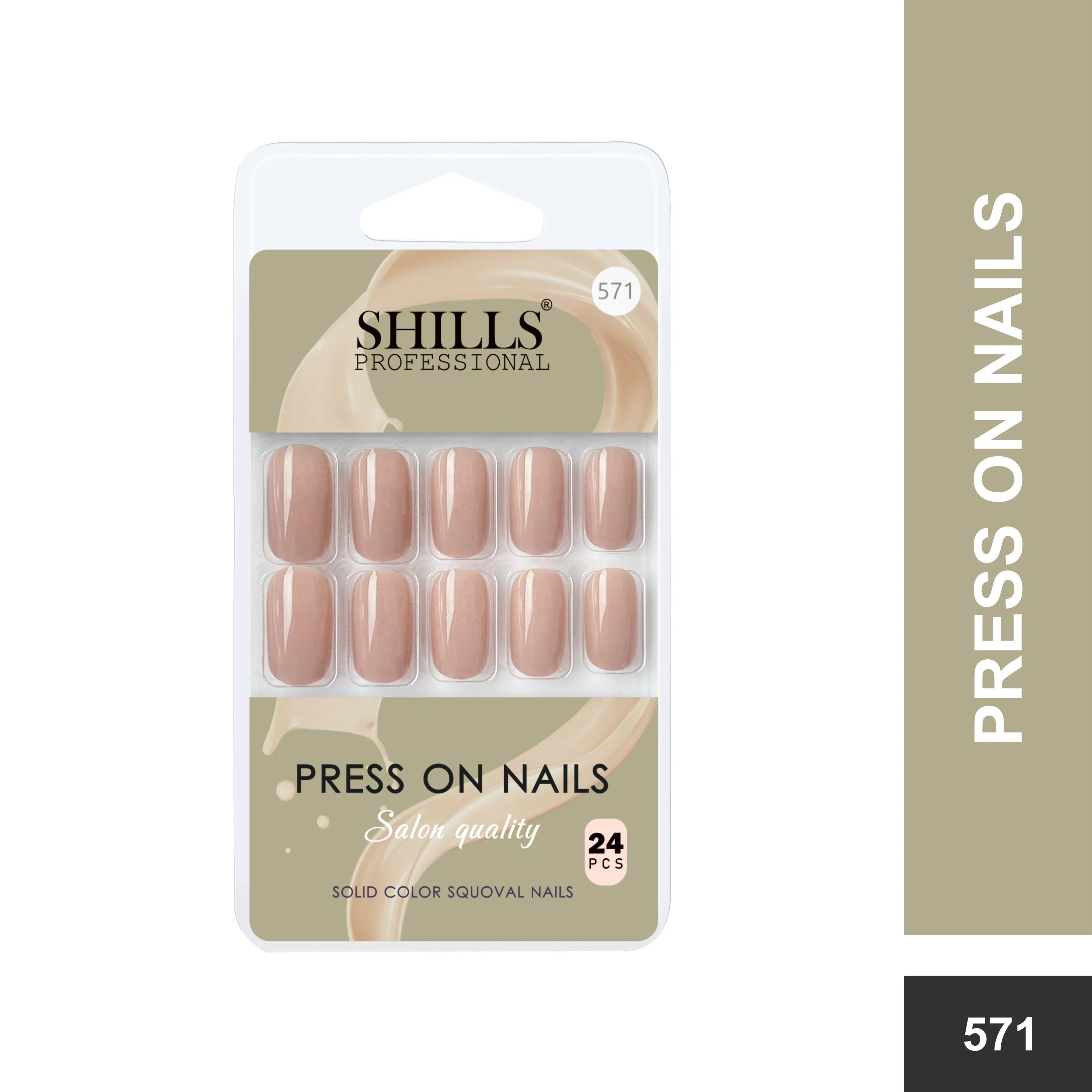 Glossy Solid Color Nails Square(SPN553-SPN604)