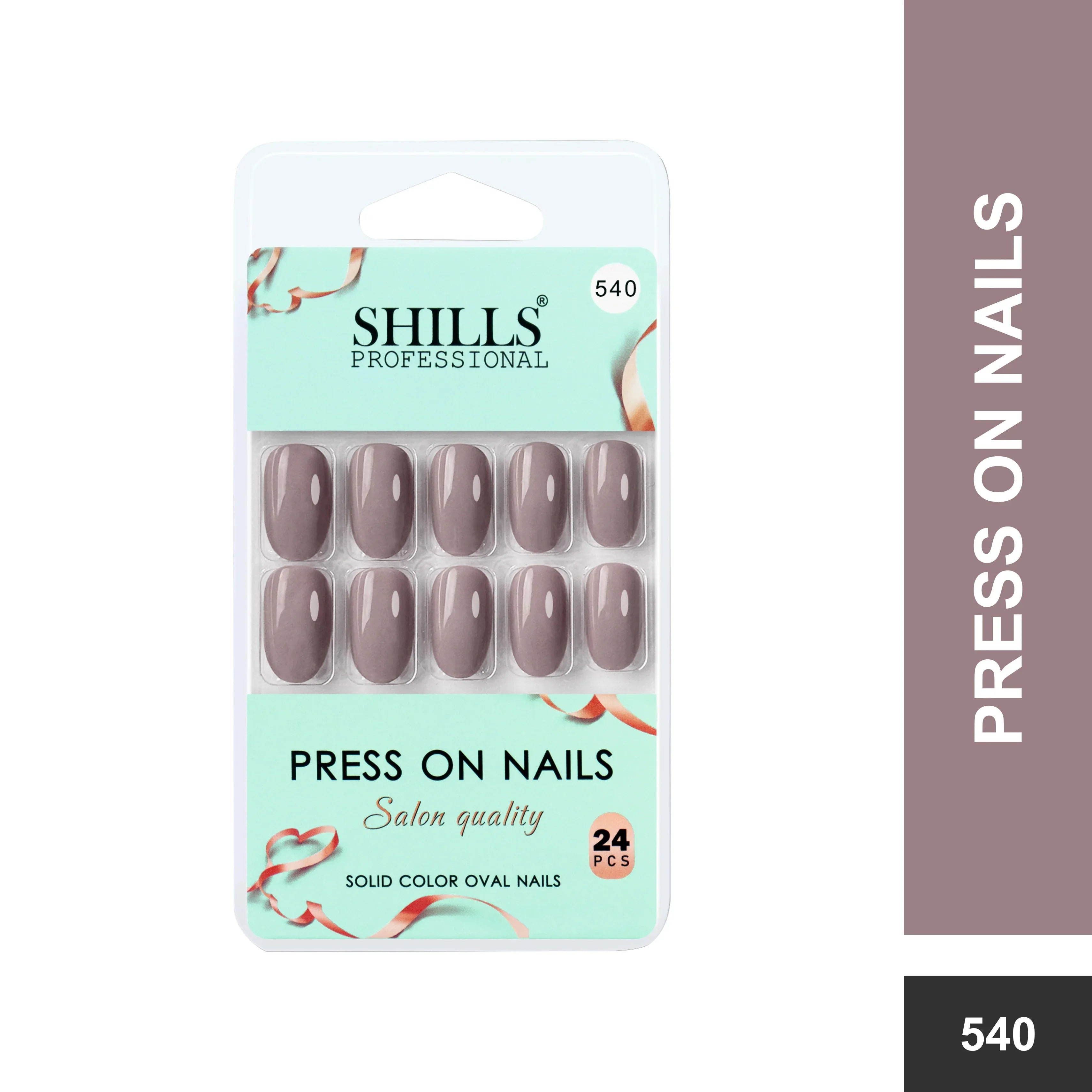 Glossy Solid Color Nails Oval(SPN527-SPN552)