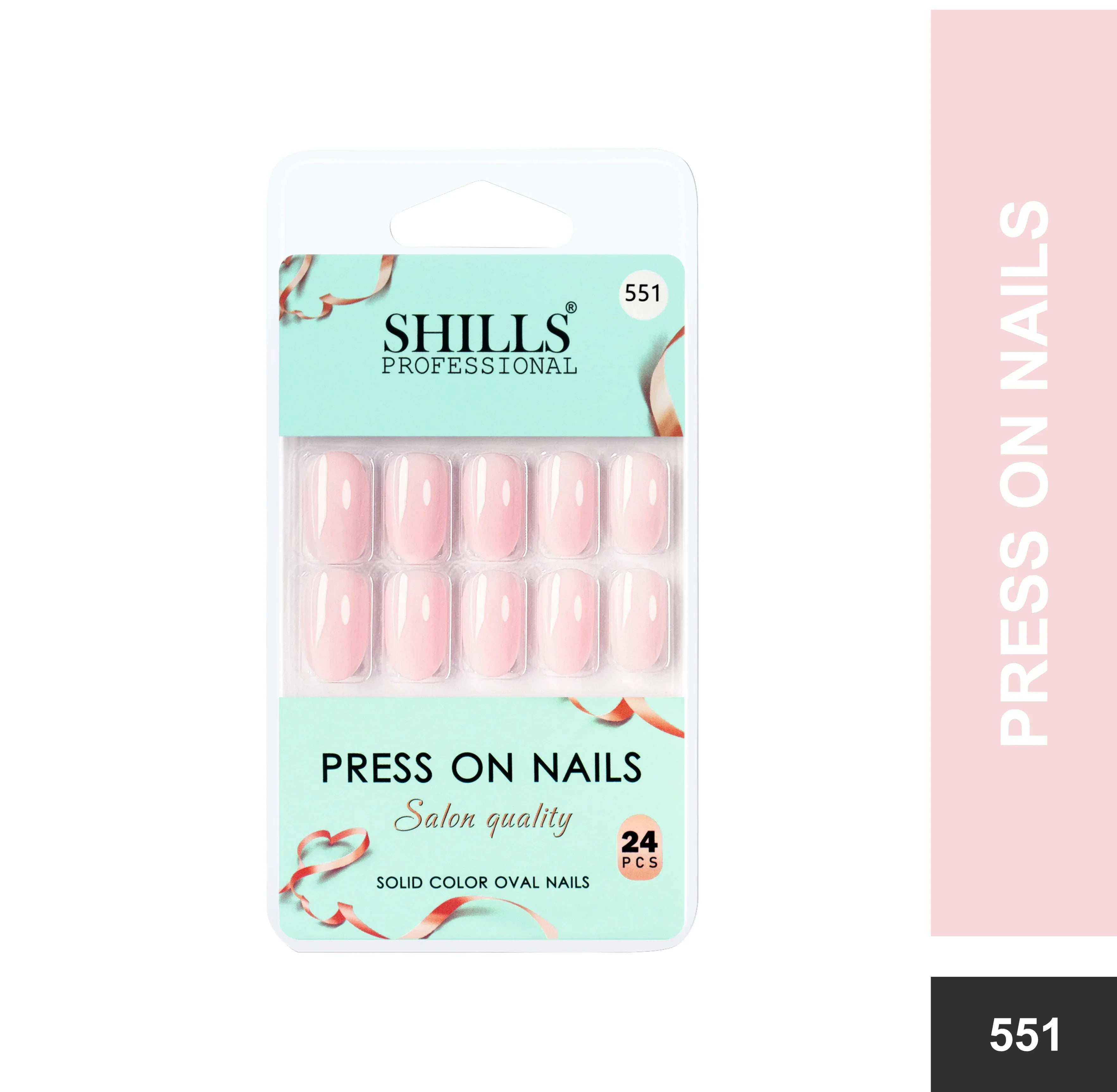 Glossy Solid Color Nails Oval(SPN527-SPN552)
