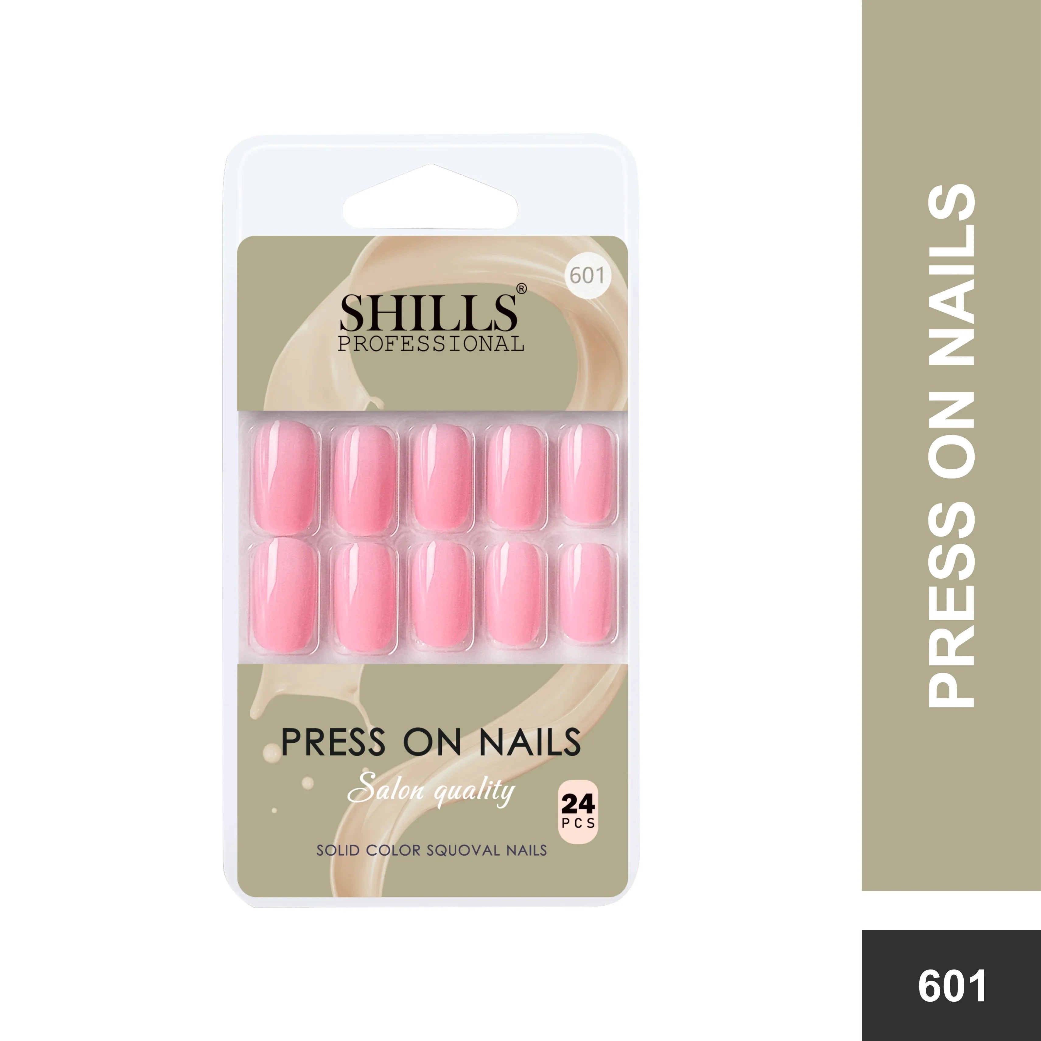 Glossy Solid Color Nails Square(SPN579-SPN604)