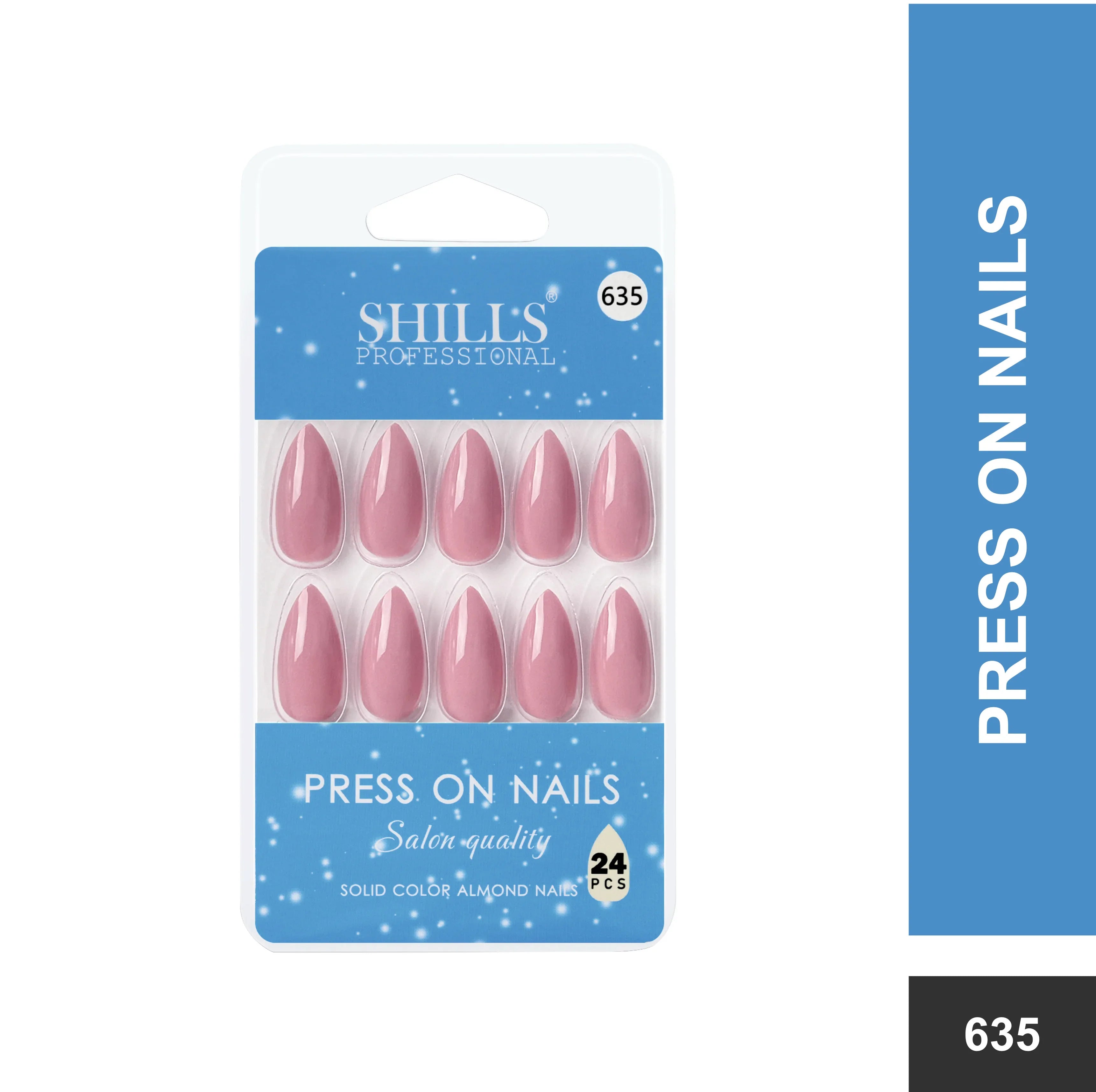 Glossy Solid Color Nails Sharp Almond(SPN631-SPN656)