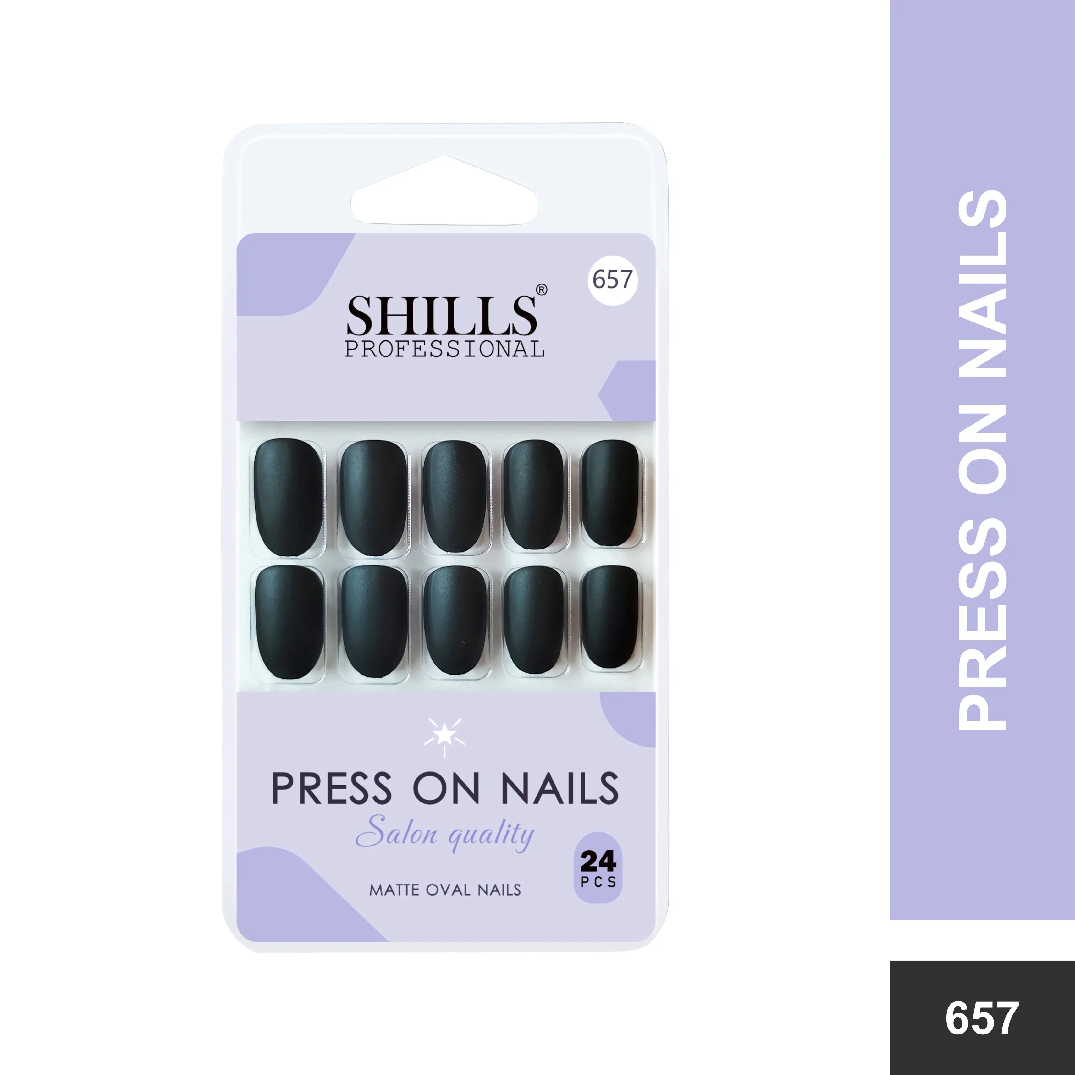 Matte Solid Color Nails Oval(SPN657-SPN666)